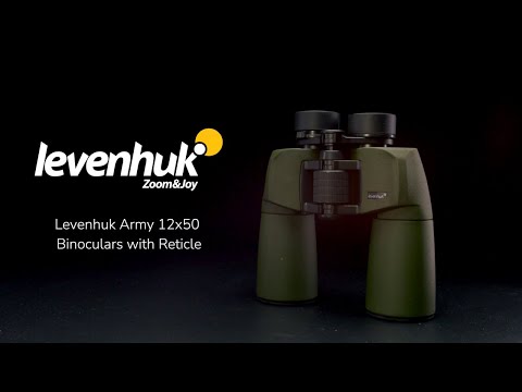 Бінокль Levenhuk Army 12x50 з прицільною сіткою