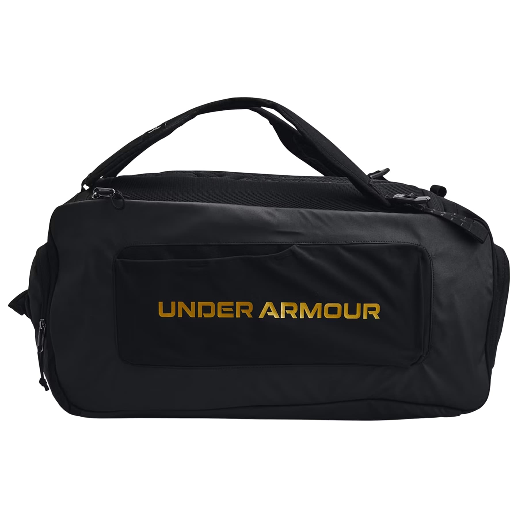 Torba Under Armour Duo BP Duffle S 50 l - Black / Metallic Gold