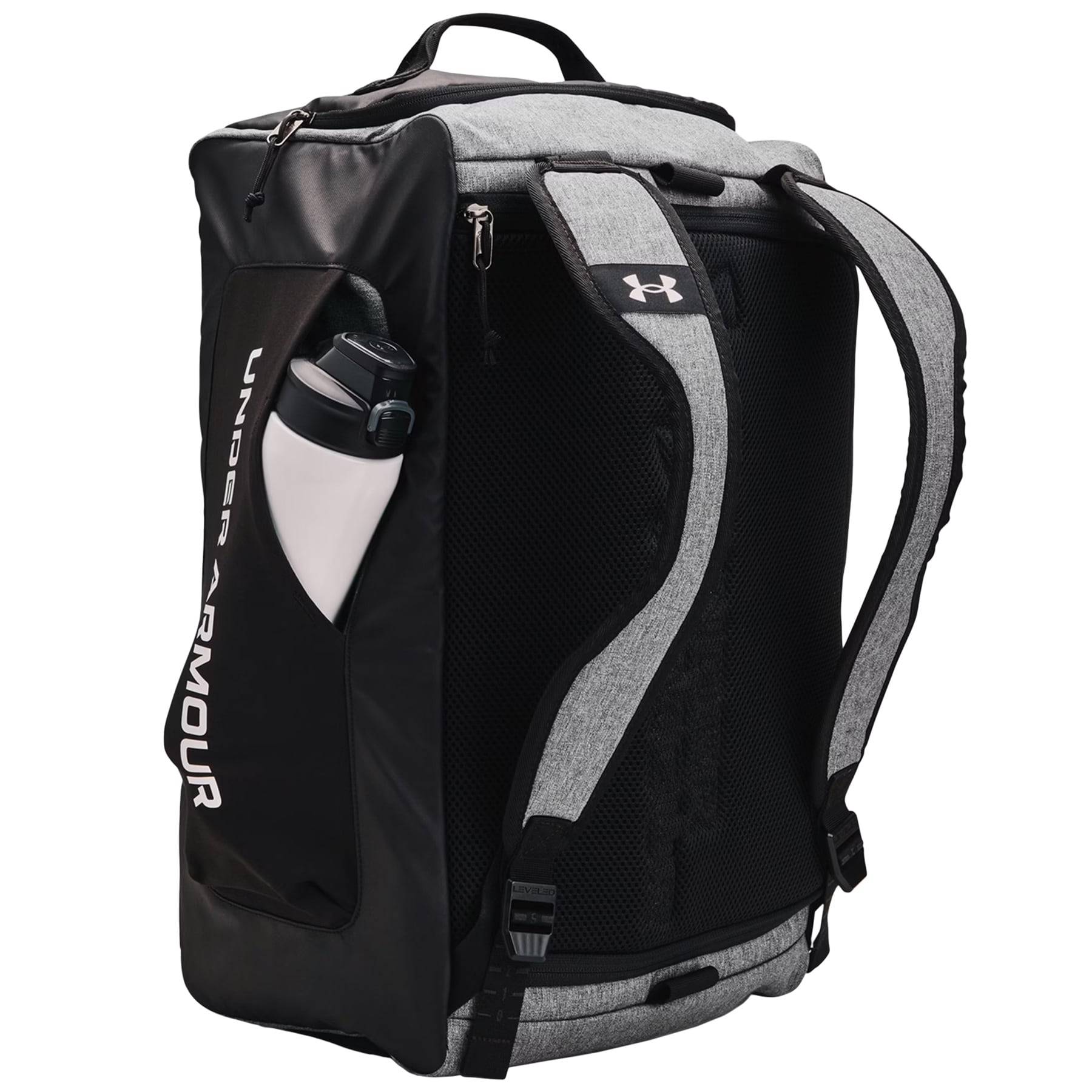 Torba Under Armour Duo BP Duffle S 50 l - Grey Heather / Black