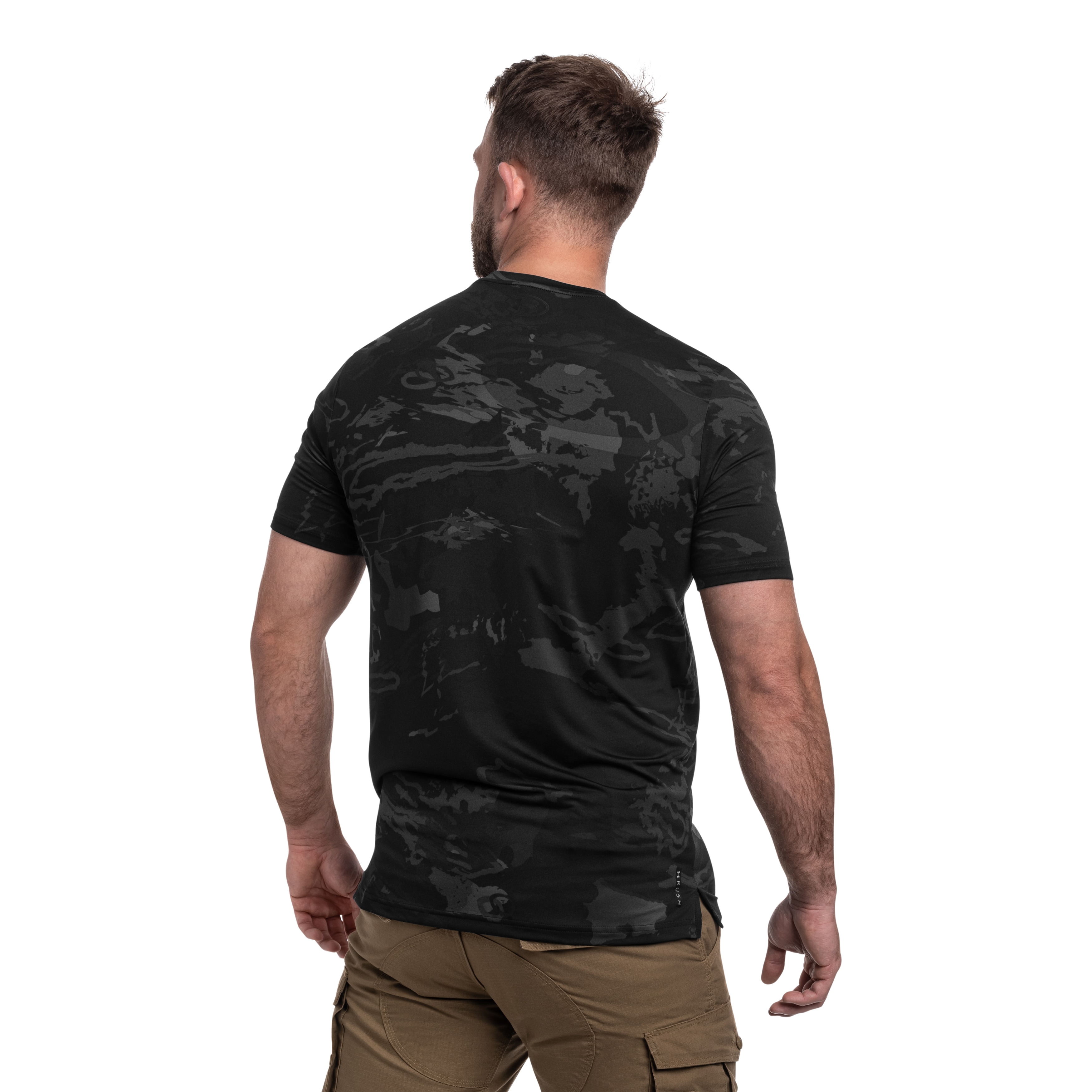 Koszulka termoaktywna Under Armour Vanish Energy Printed - Black/Anthracite