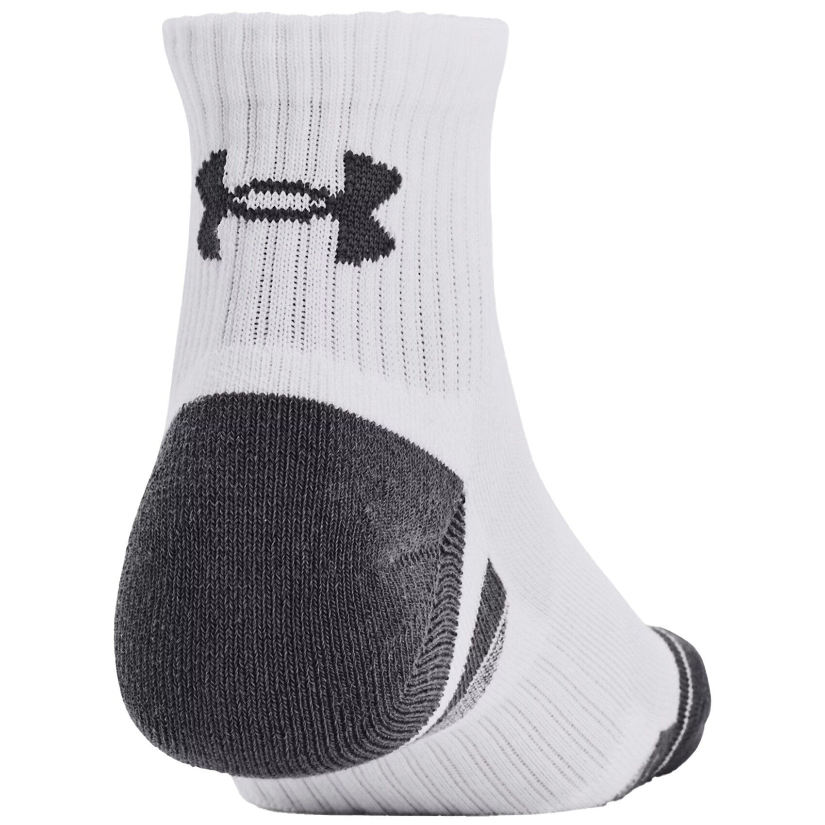 Skarpety Under Armour Performance Cotton Quarter White/Pitch Gray - 3 pary