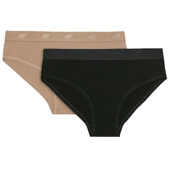 Figi damskie 4F F03090S Multikolor - 2 sztuki