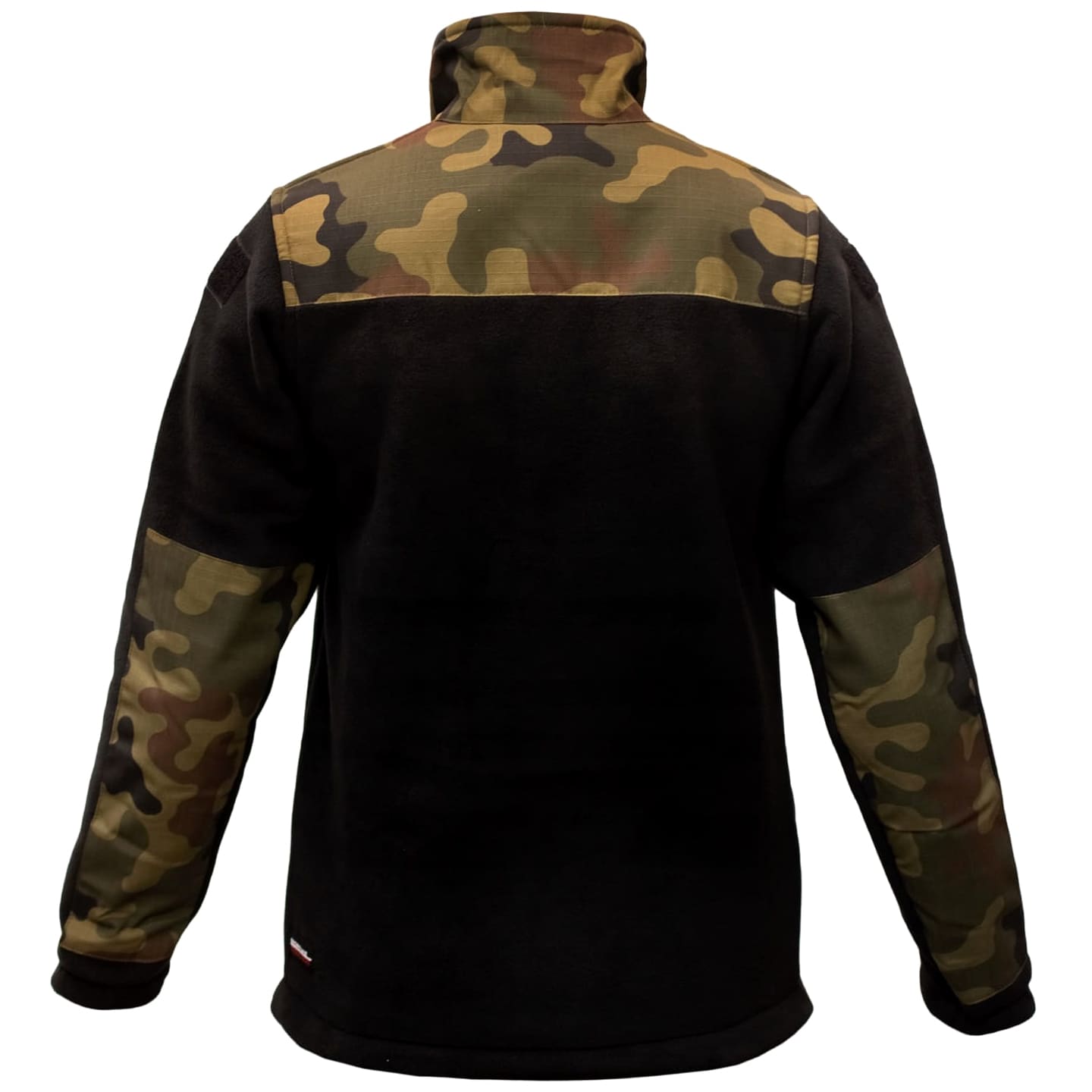 Polar dziecięcy Maxtex Junior - Czarny/wz.93 Pantera PL Woodland