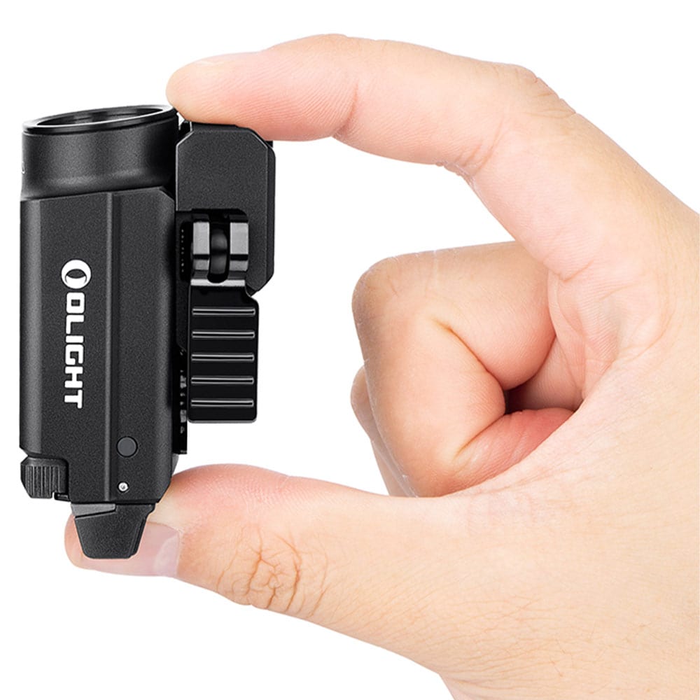 Latarka na broń z celownikiem laserowym Olight BALDR S Cool White - 800 lumenów, Blue Laser