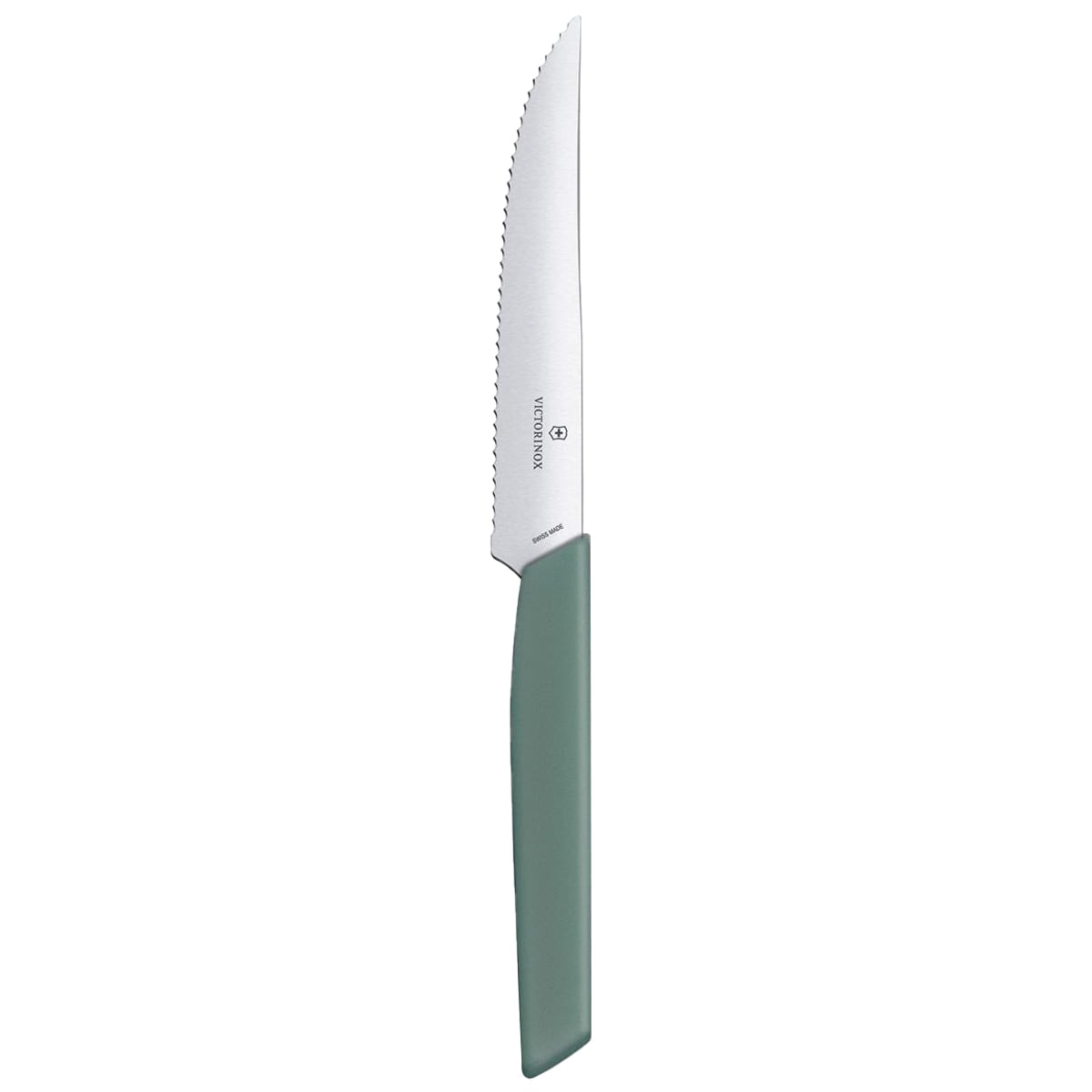 Nóż kuchenny Victorinox Swiss Modern Sage 12 cm - ząbkowany z ostrym czubkiem