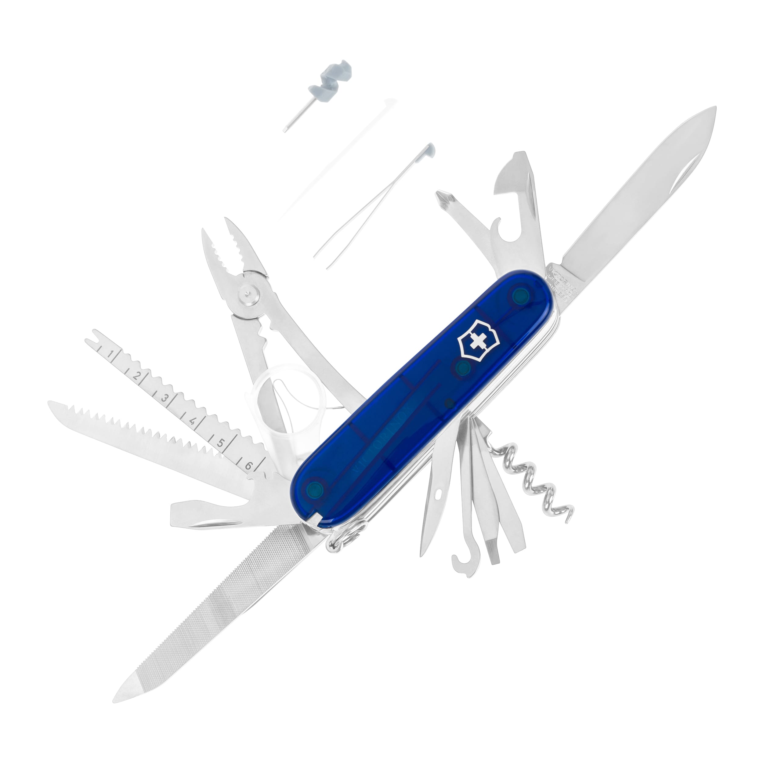 Scyzoryk Victorinox Swiss Champ - Transparent Blue