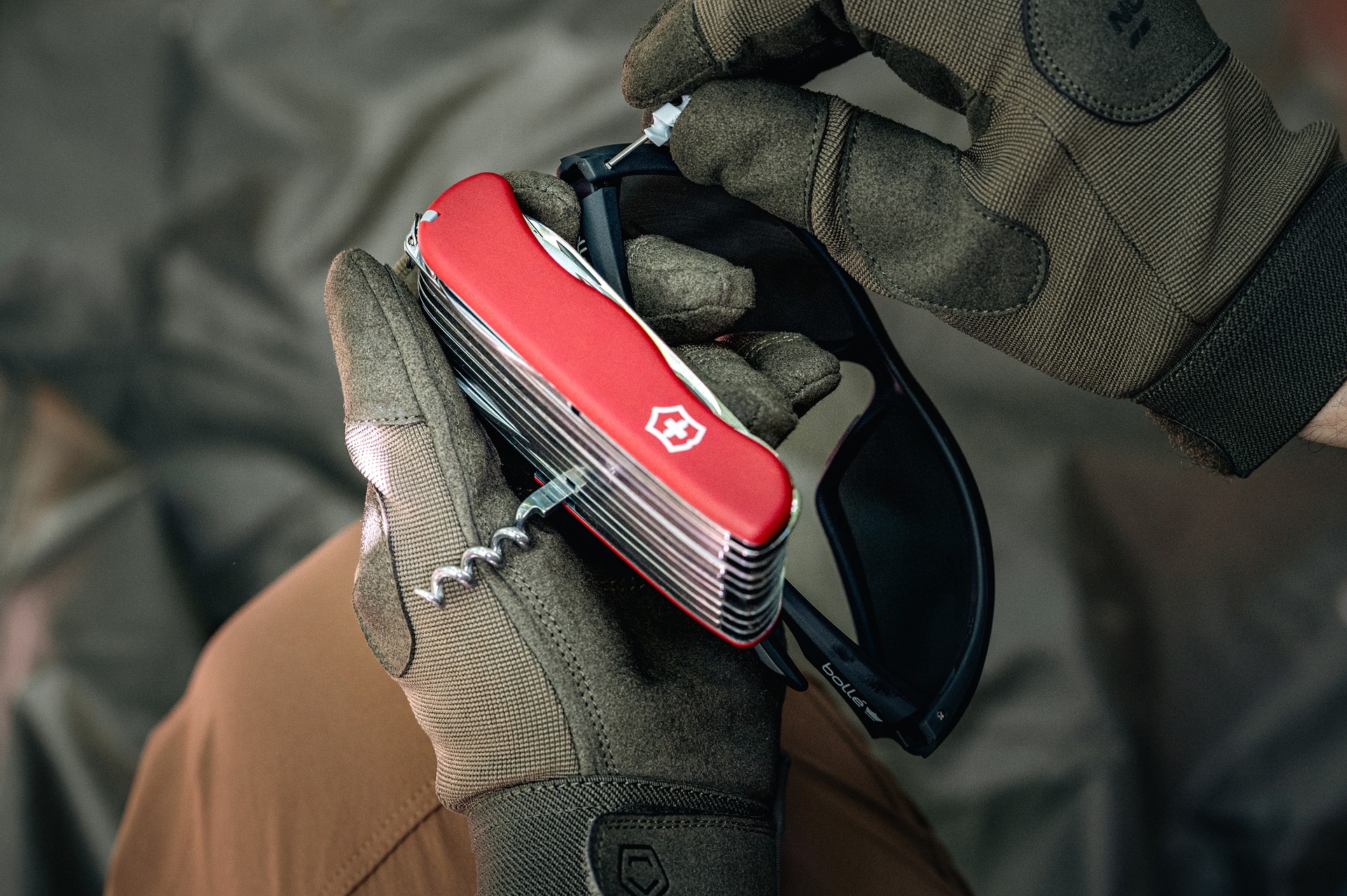 Victorinox Work Champ XL Pocket Knife - Red
