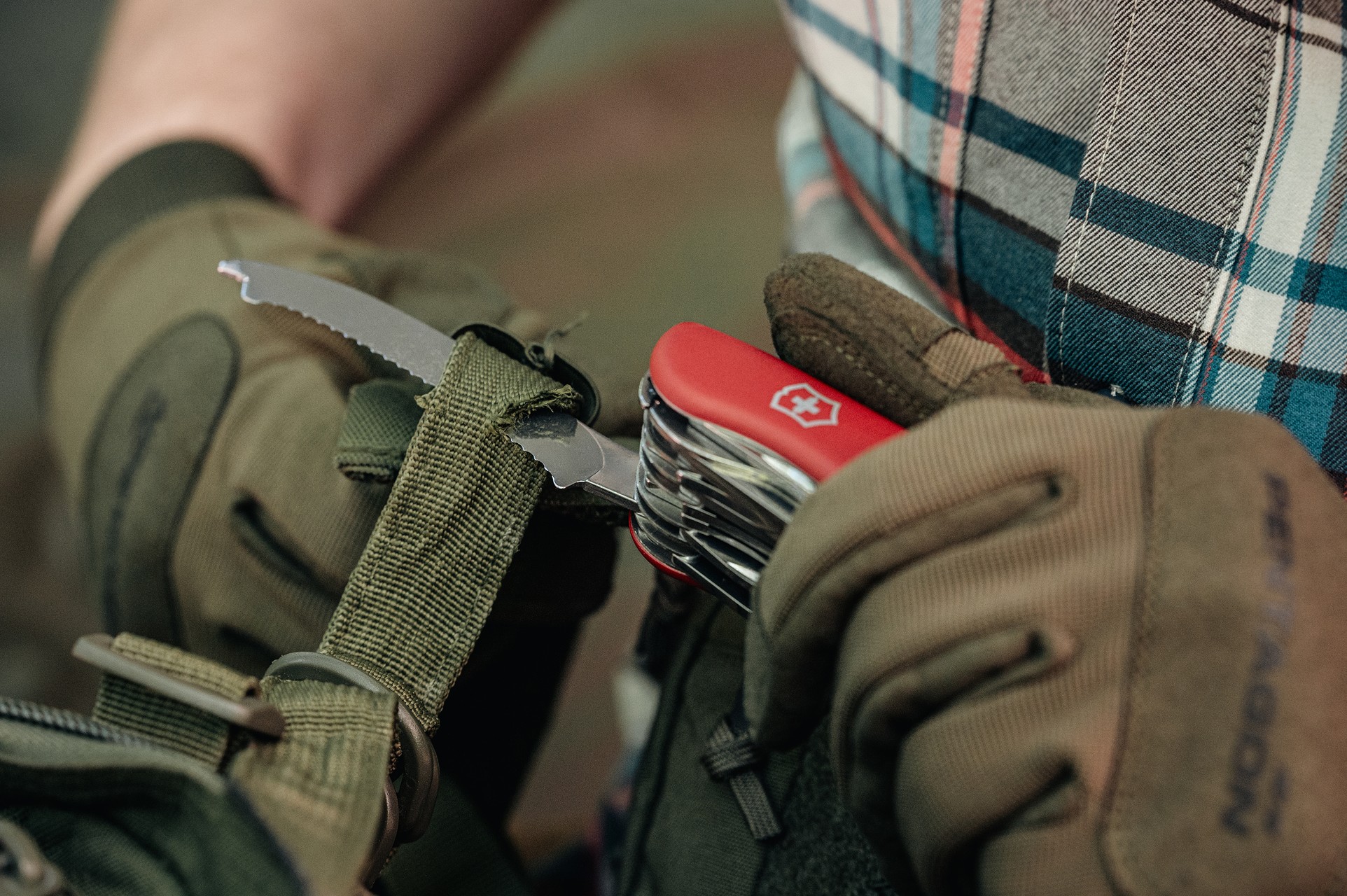 Victorinox Work Champ XL Pocket Knife - Red
