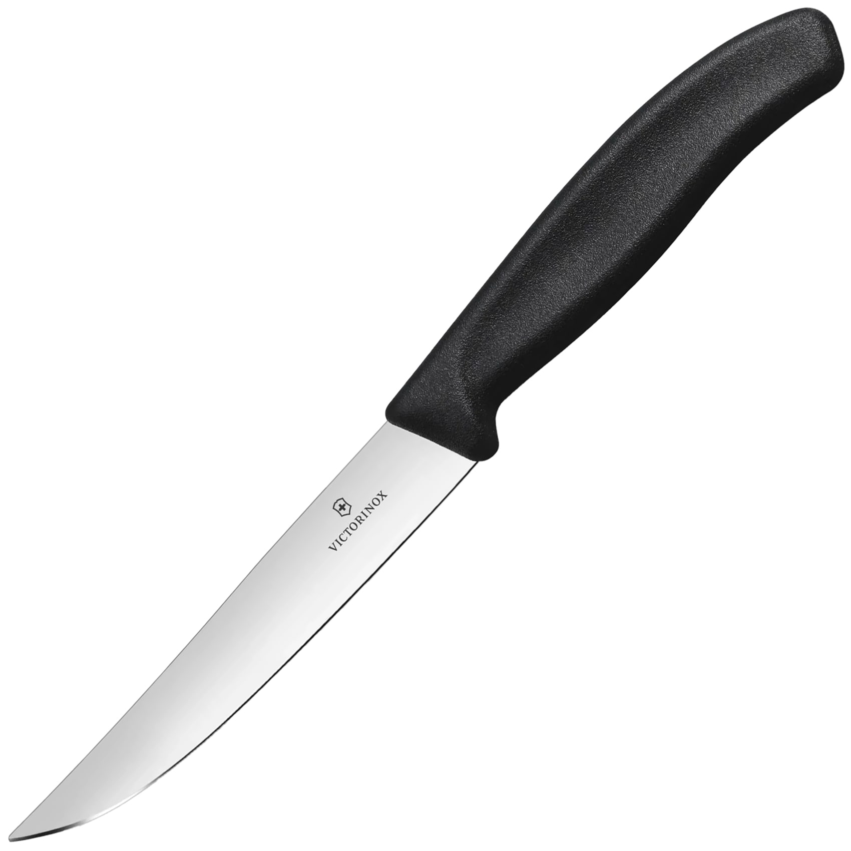 Nóż kuchenny Victorinox Swiss Classic Gourmet Black 12 cm - gładkie ostrze z ostrym czubkiem