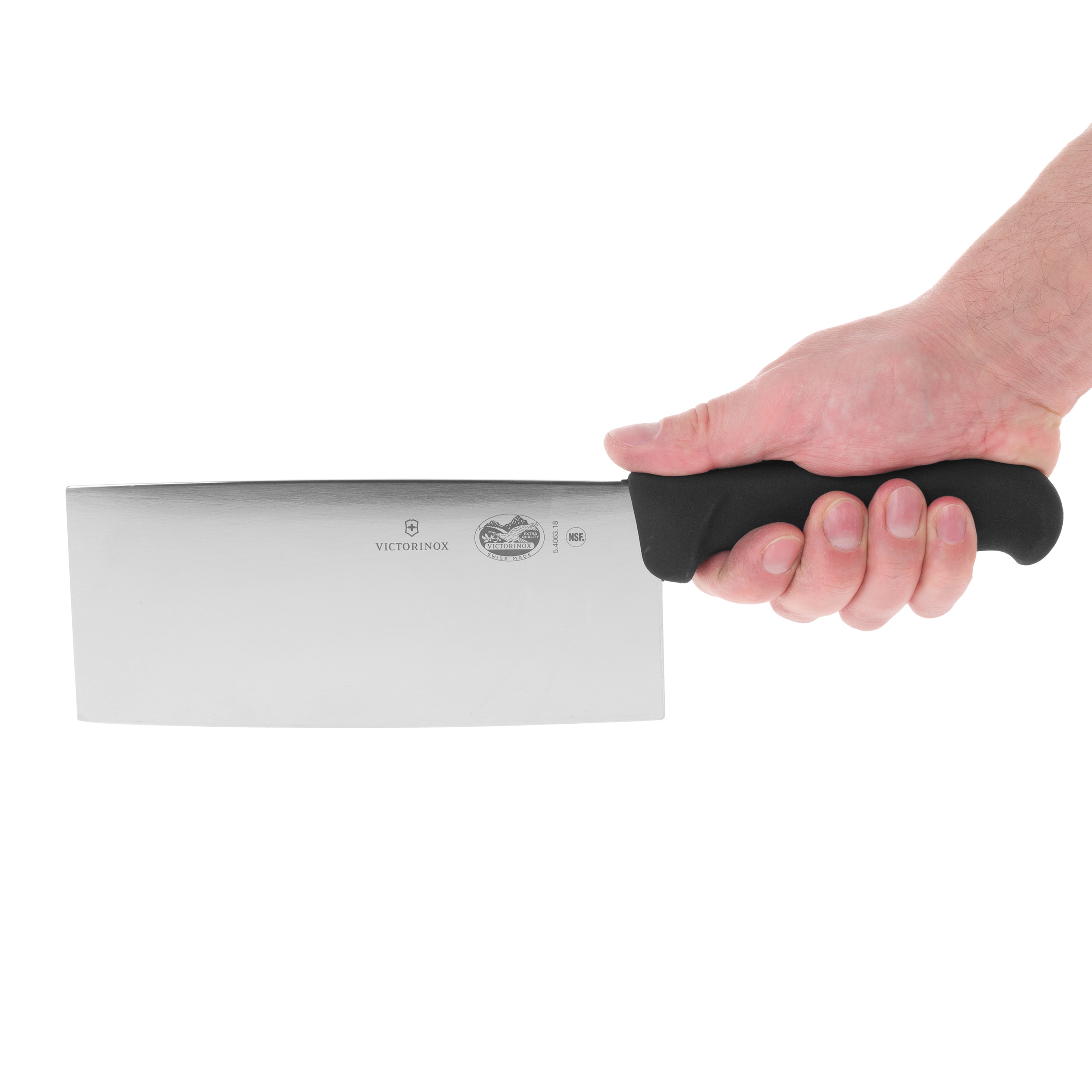 Nóż szefa kuchni Victorinox Fibrox typu chińskiego 18 cm - Black