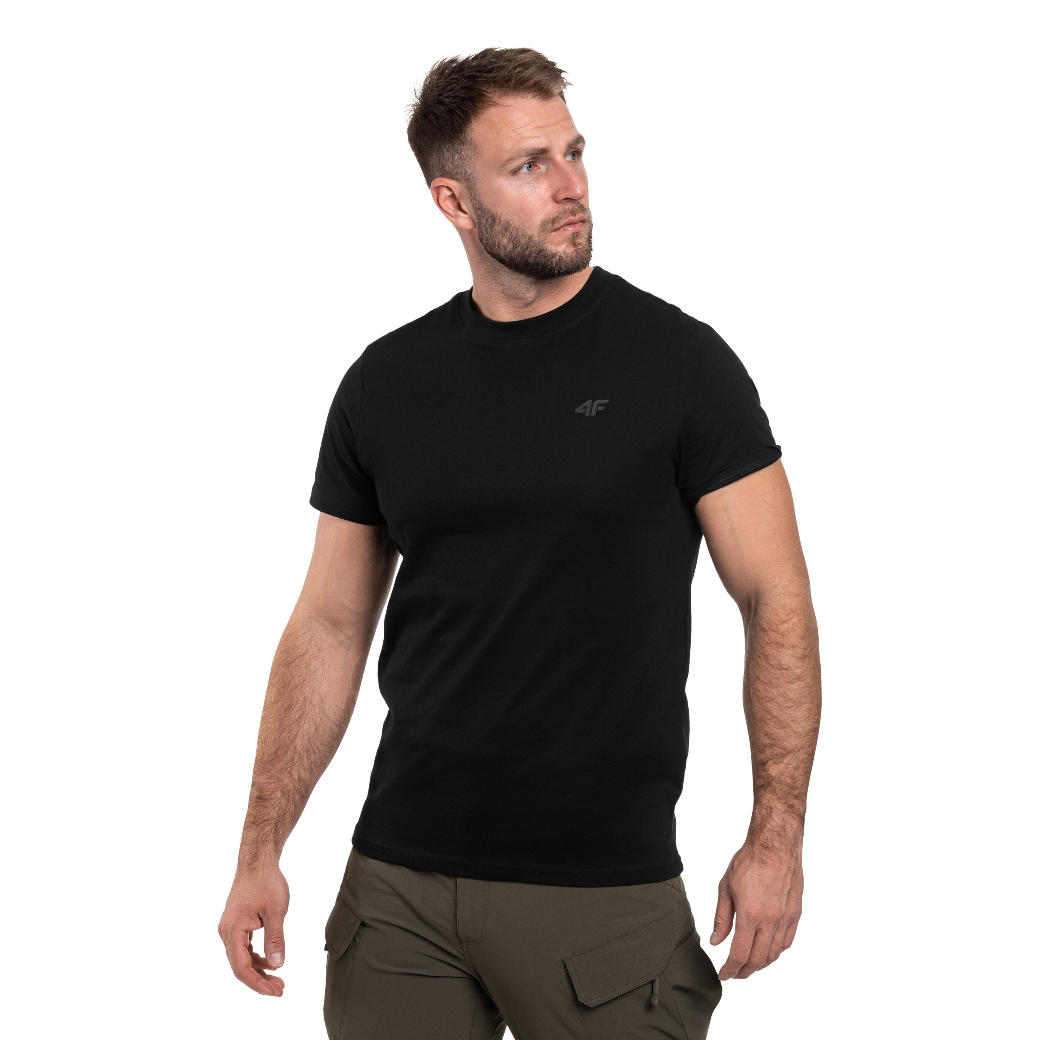 Футболка T-shirt 4F M2256 - Глибокий чорний