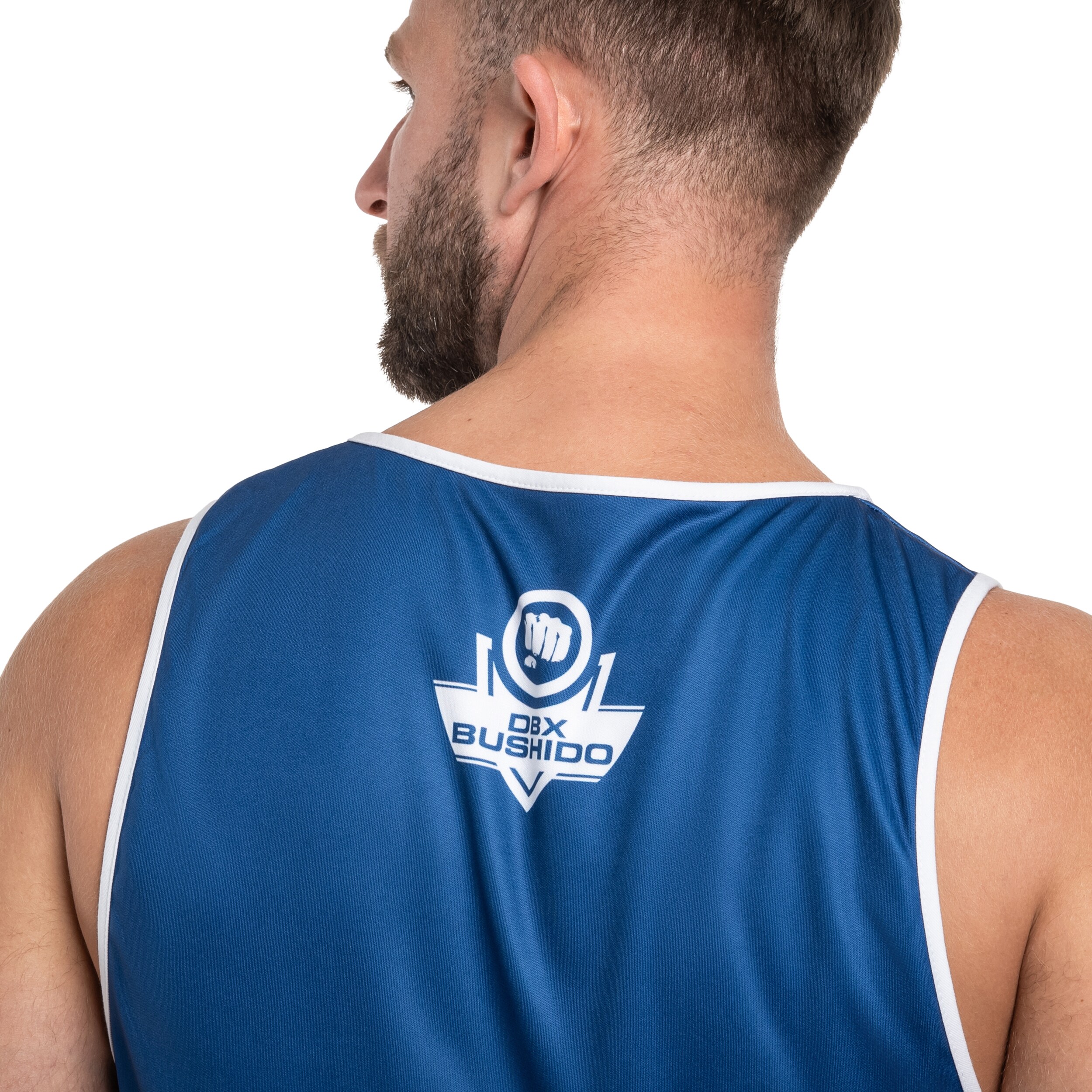 Dwustronny strój DBX Bushido do boksu - Niebieski/Czerwony