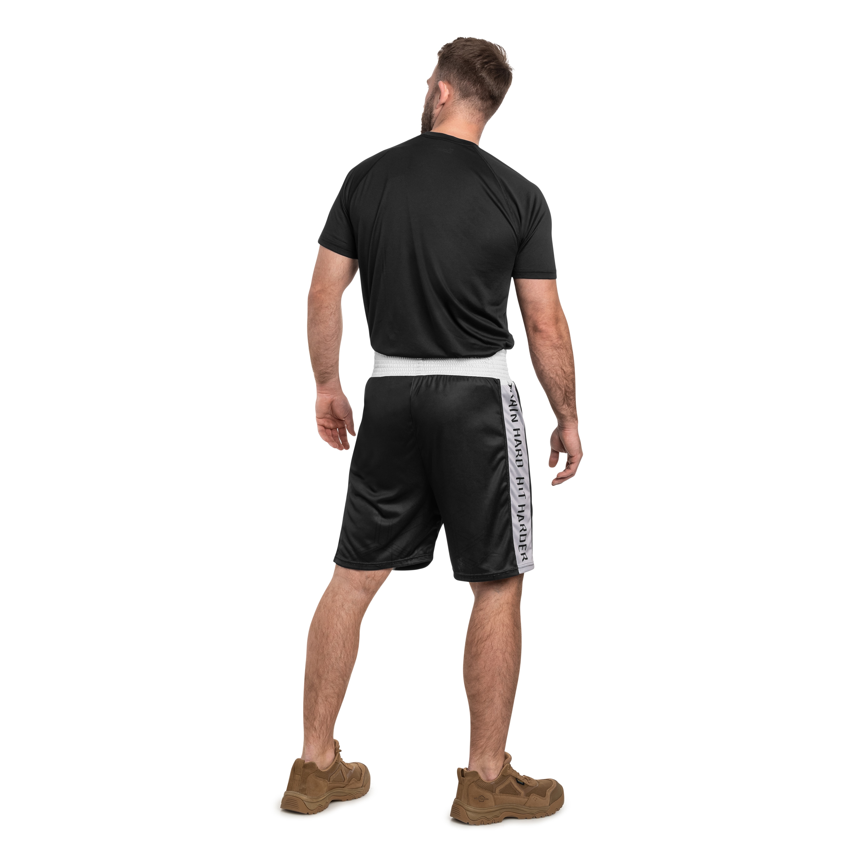 Szorty bokserskie DBX Bushido - Black/SIlver