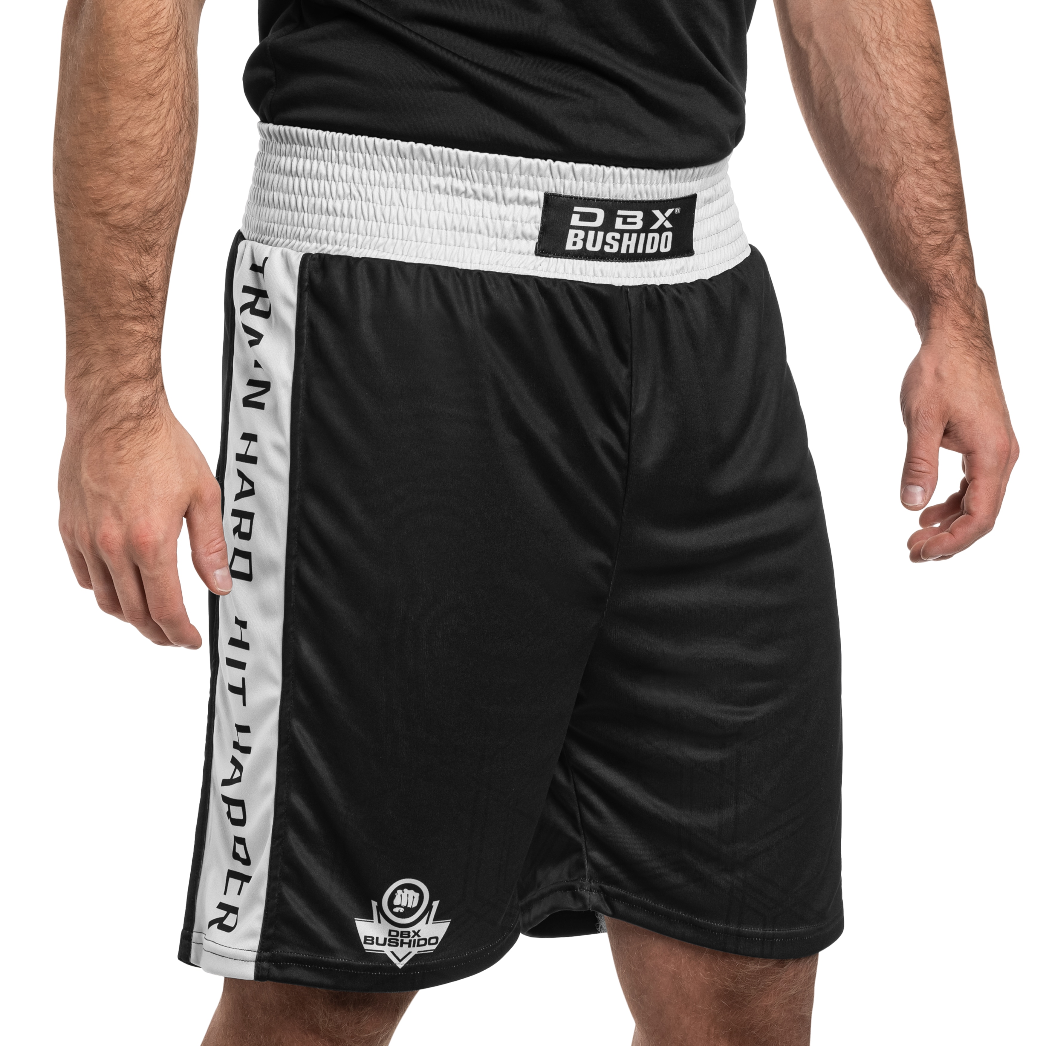 Szorty bokserskie DBX Bushido - Black/SIlver