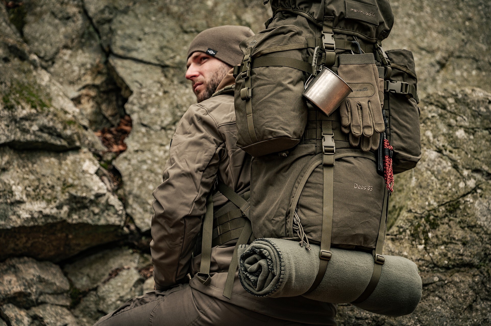 Rękawice Pentagon Duty Mechanic RAL 7013