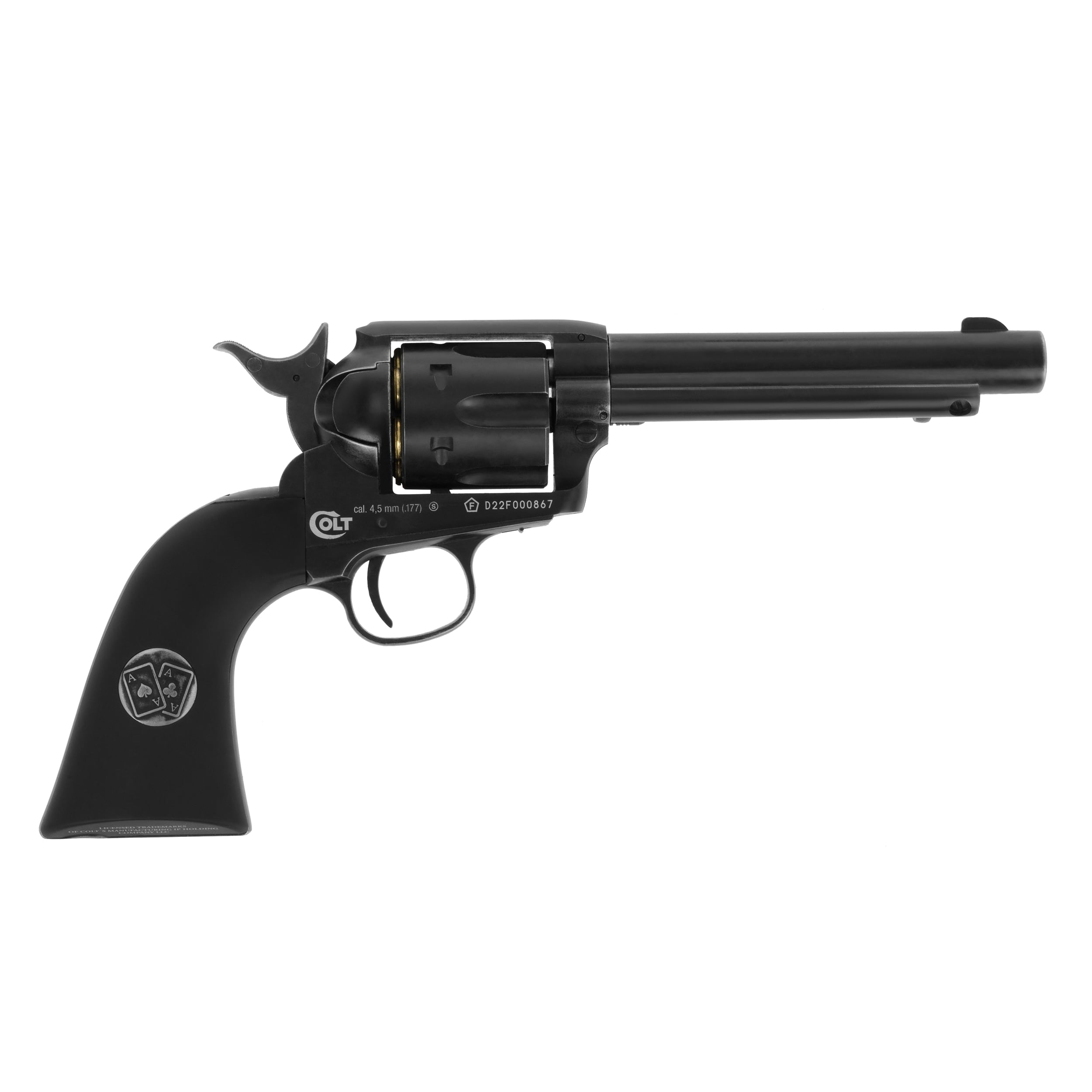 Wiatrówka - Zestaw dwóch rewolwerów Colt Single Action Army Double Aces .45 4,5 mm 5,5