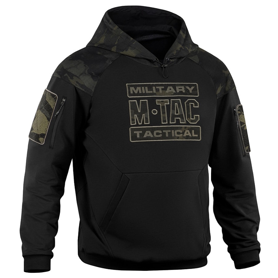 Bluza M-Tac Hoodie Combat - Black/MultiCam Black