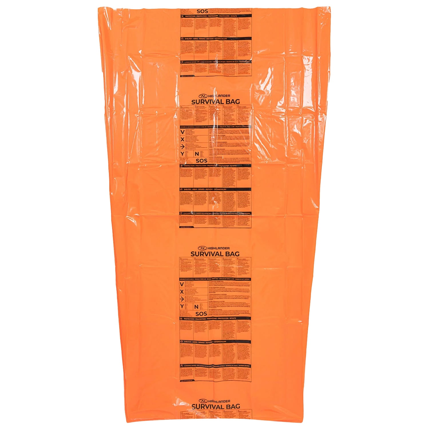 Worek survivalowy Highlander Outdoor Bivibag Survival - Orange
