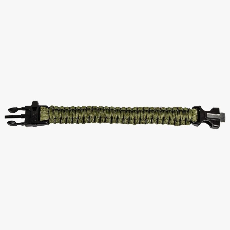 Браслет Паракорд Highlander Outdoor з кресалом - Olive