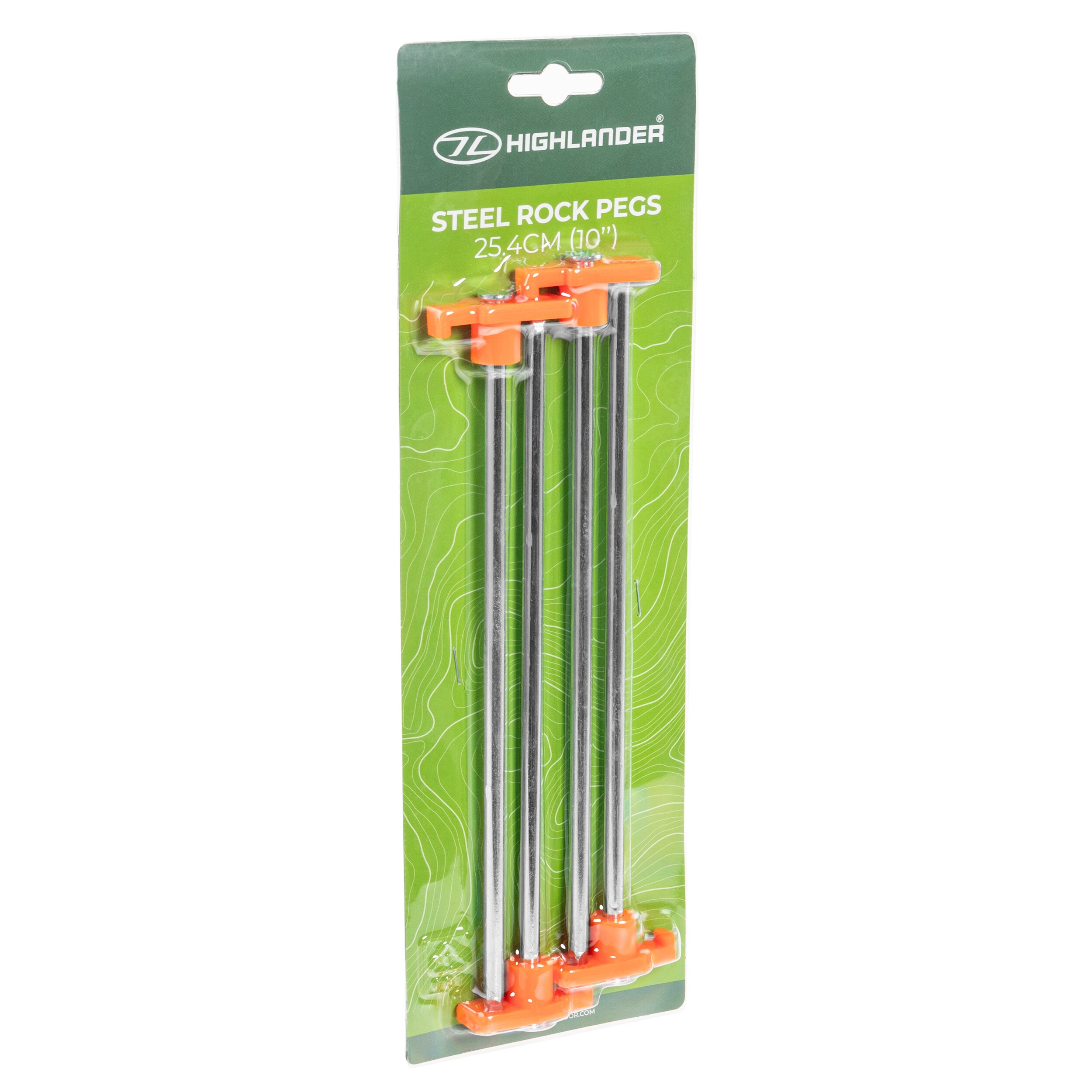Szpilki stalowe Highlander Outdoor Rock Pegs 25,4 cm - 4 szt.