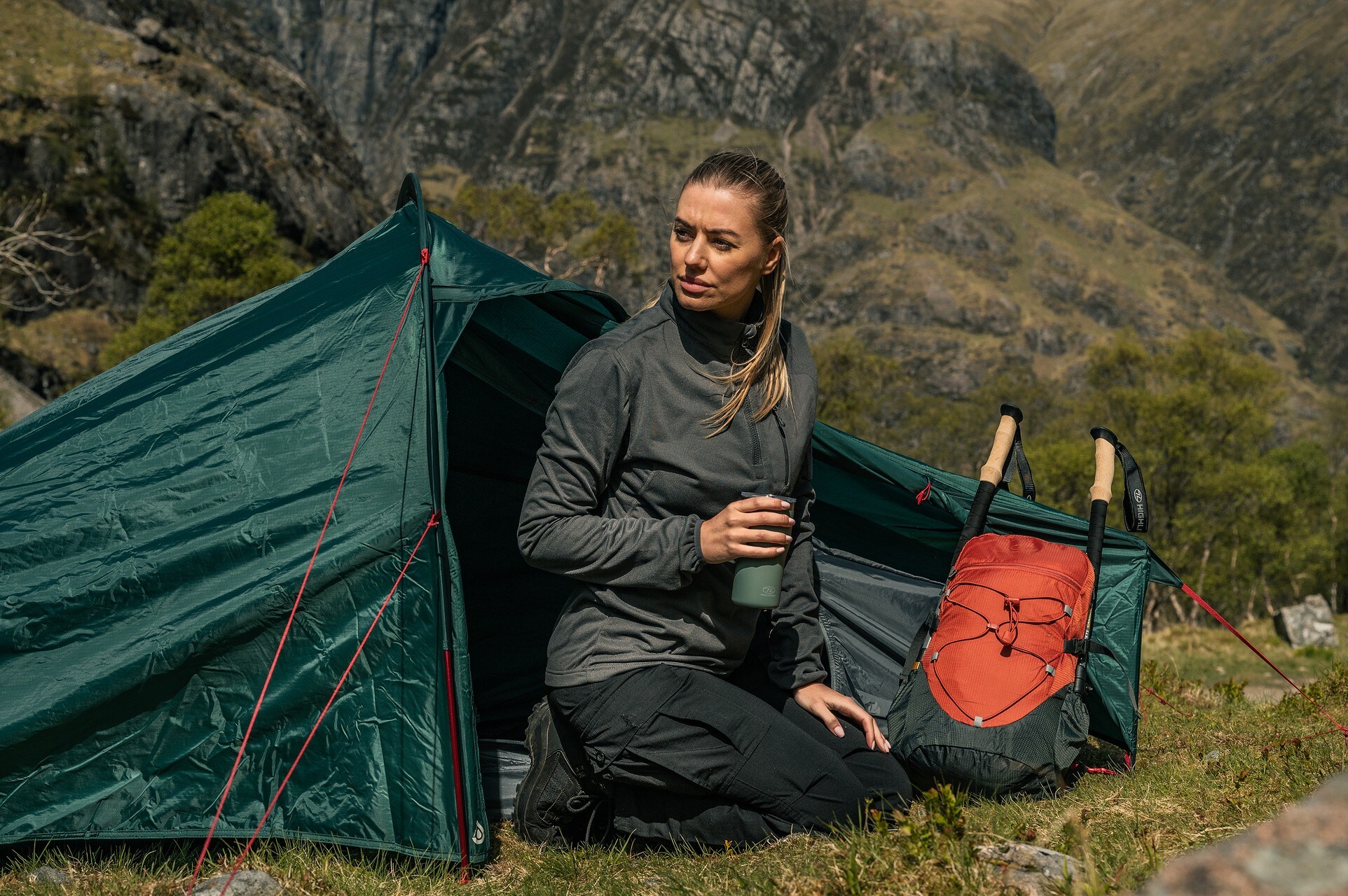 Plecak Highlander Outdoor Venture 20 l - Rust Grey