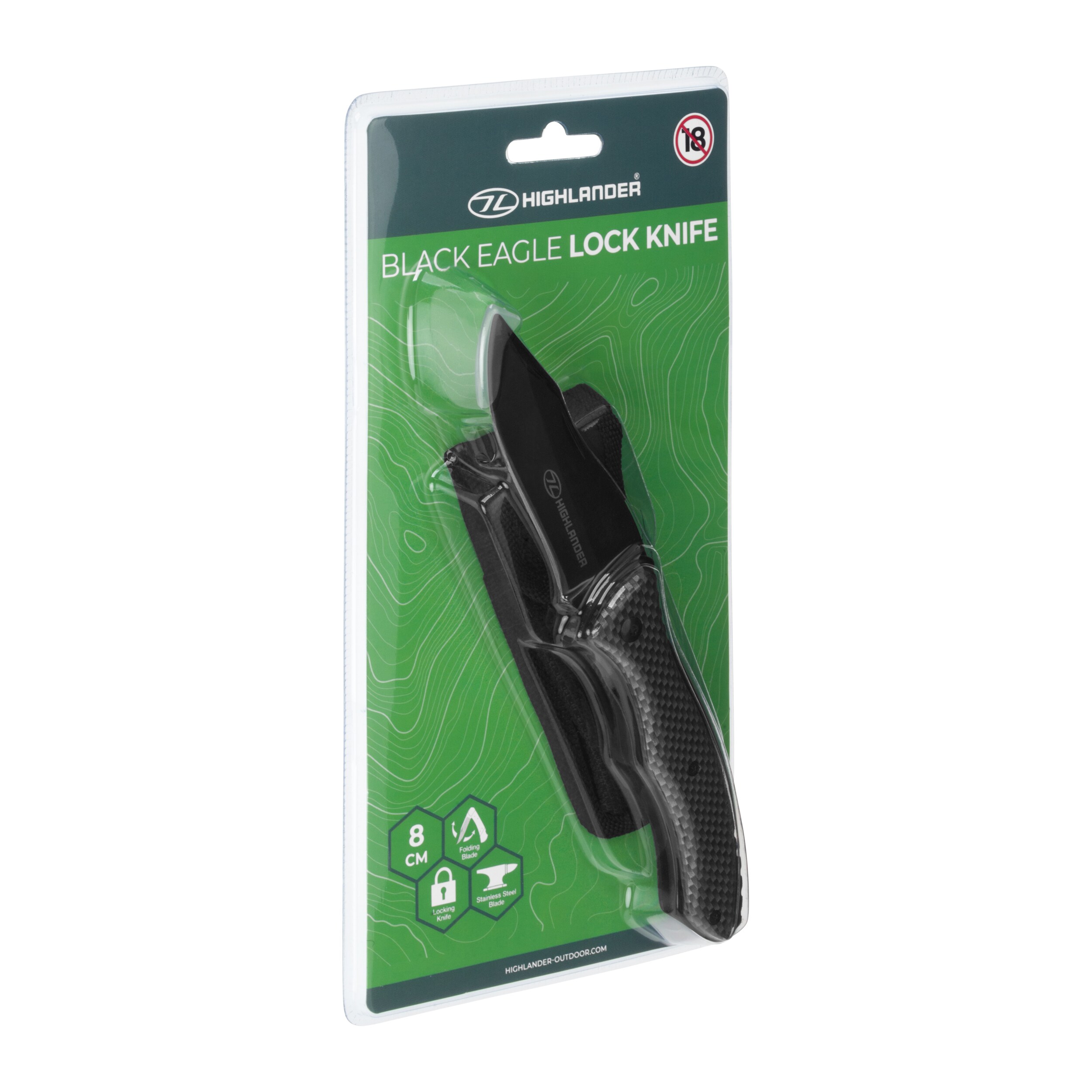 Складаний ніж Highlander Outdoor Black Eagle