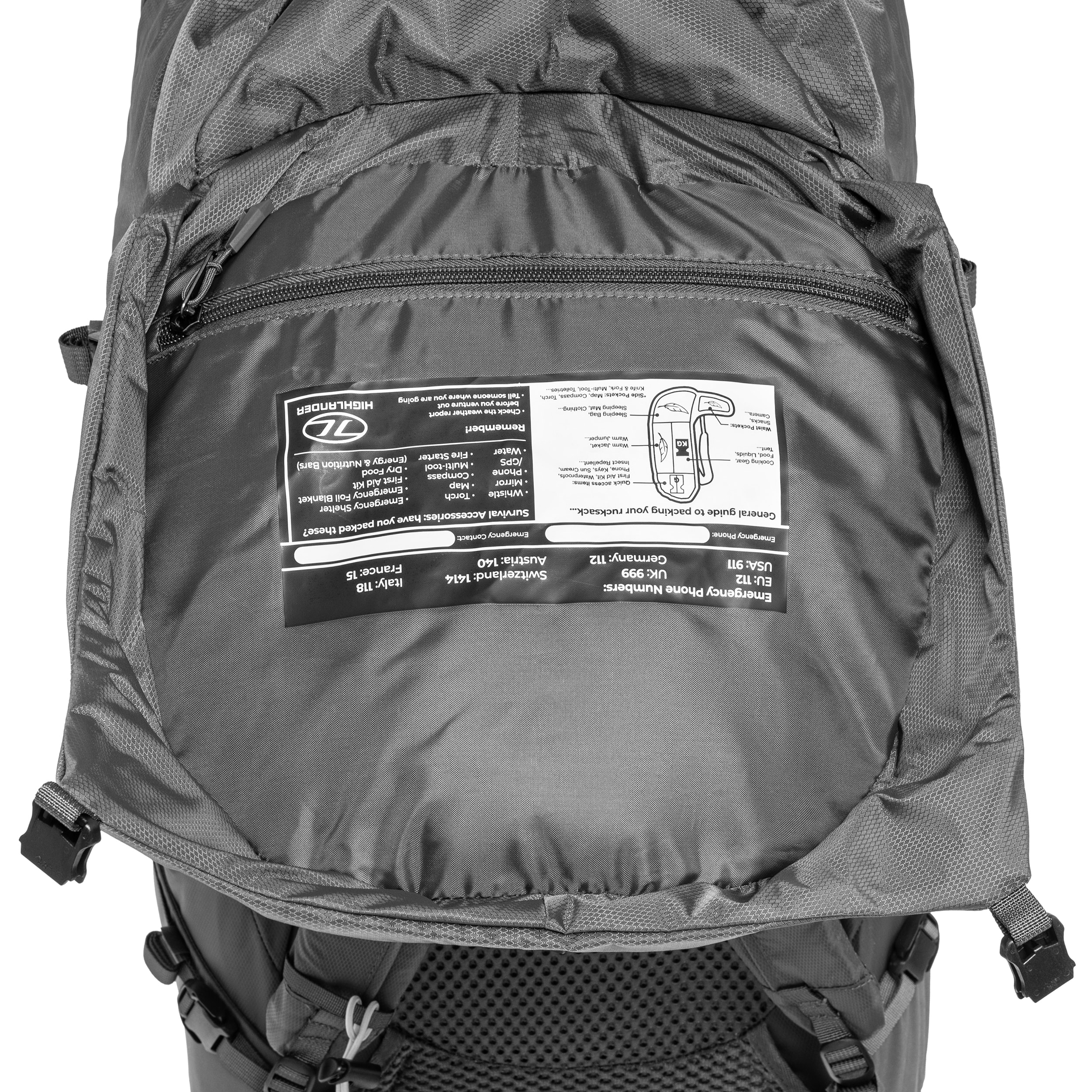 Plecak damski Highlander Outdoor Ben Nevis 65 l - Grey