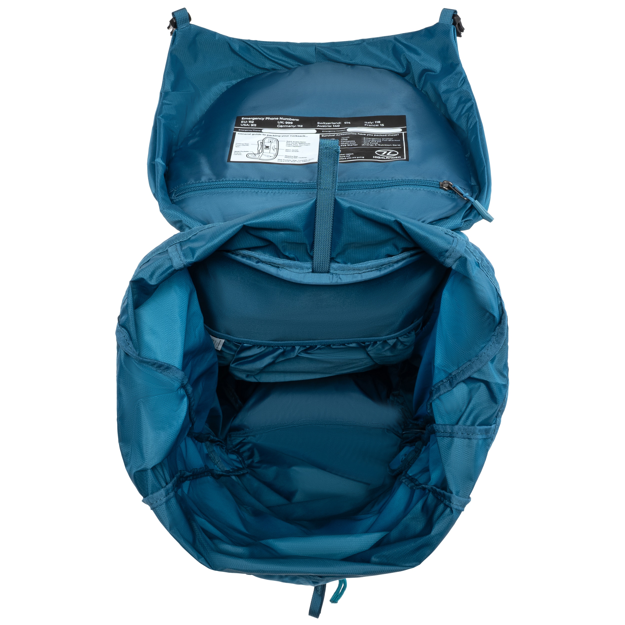 Рюкзак Highlander Outdoor Ben Nevis 65 Л - Petrol Blue