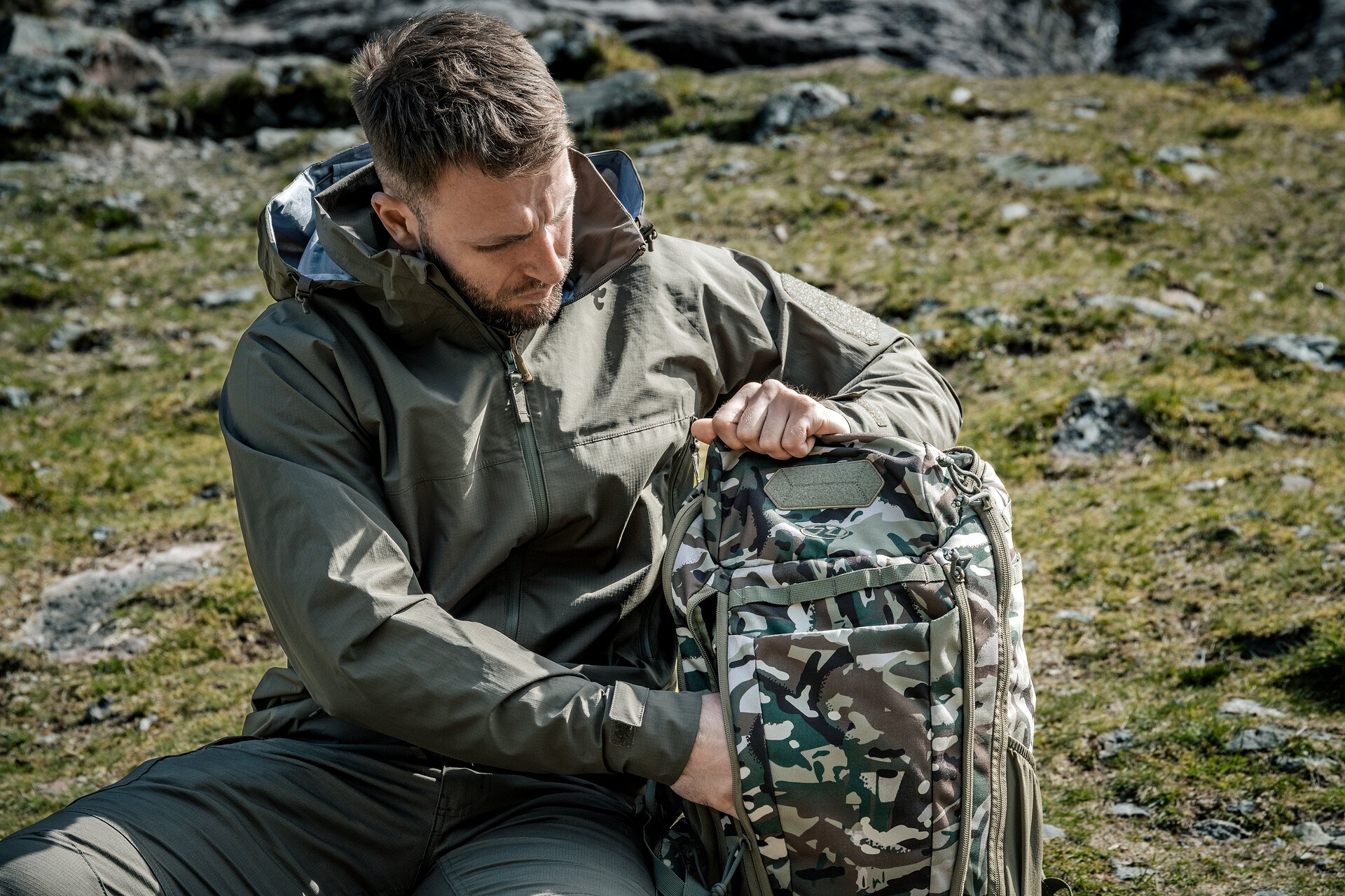 Рюкзак Highlander Forces Eagle 2 30 л - Arid MC Camo