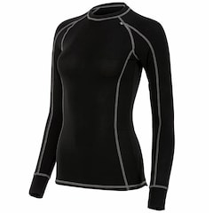 Koszulka termoaktywna damska Highlander Outdoor Bamboo Base Layer Long Sleeve 190 - Black