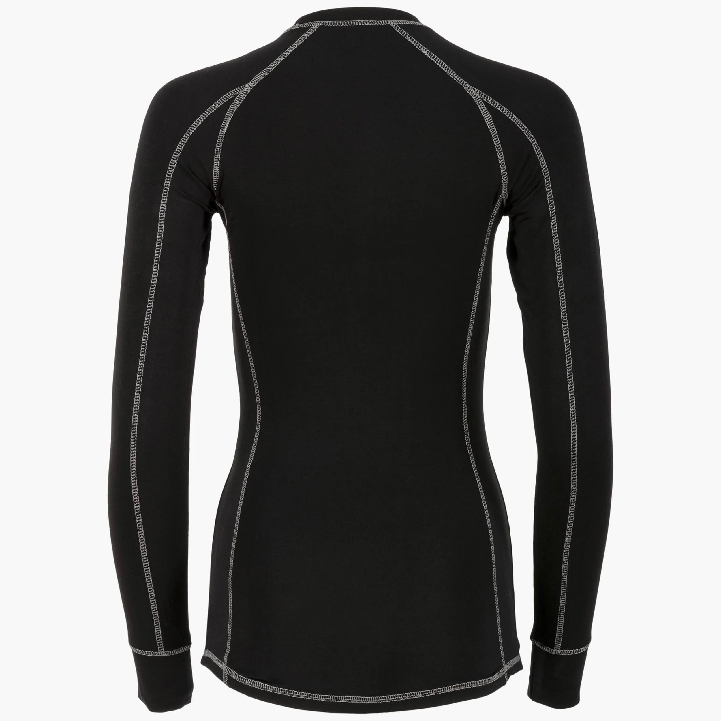 Koszulka termoaktywna damska Highlander Outdoor Bamboo Base Layer Long Sleeve 190 - Black
