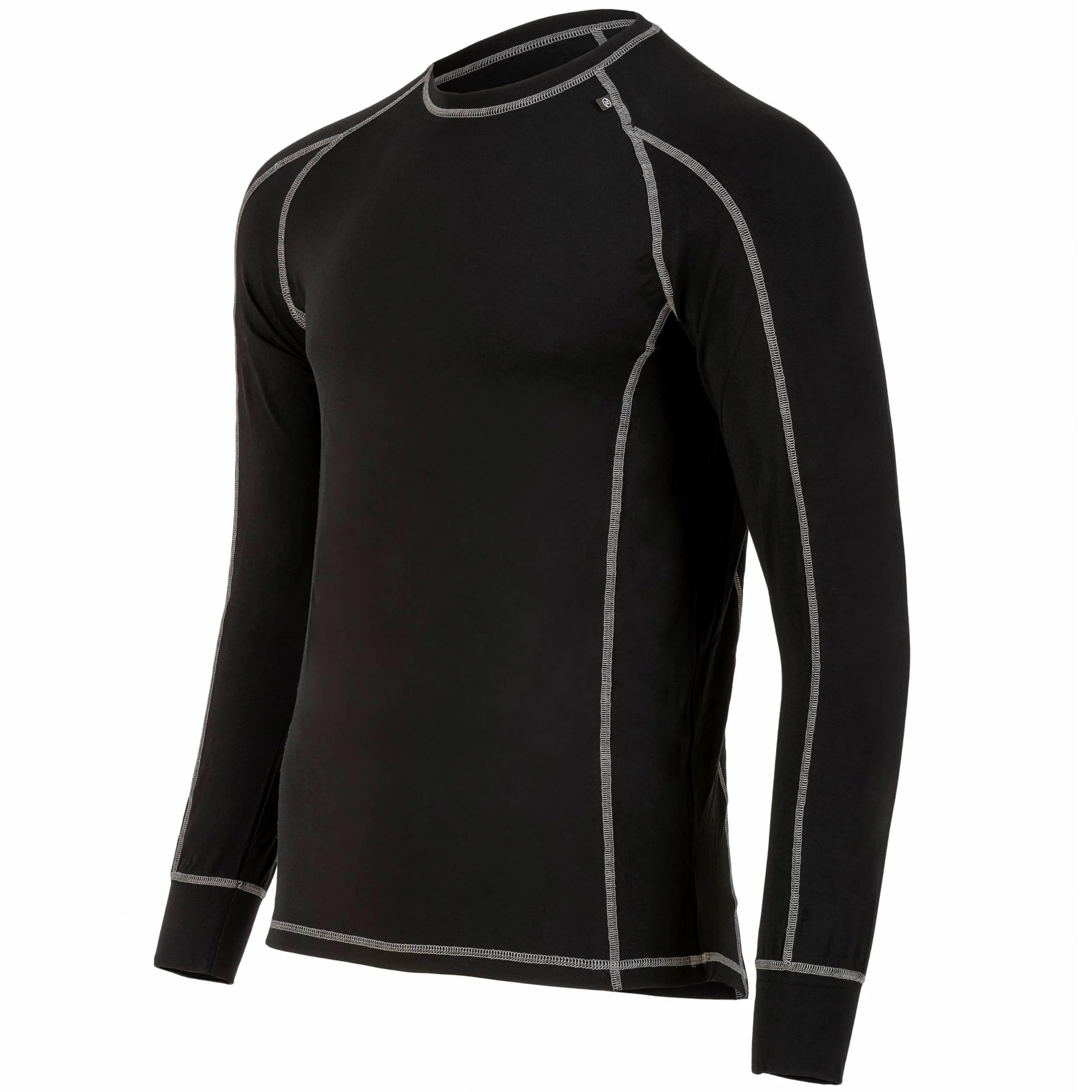 Koszulka termoaktywna Highlander Outdoor Bamboo Base Layer Long Sleeve 190 - Black