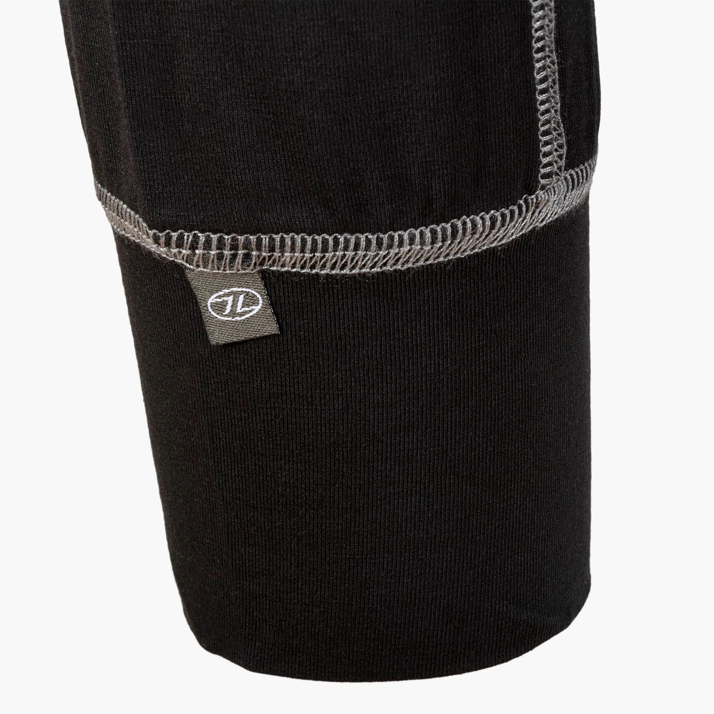 Термоактивна футболка Highlander Outdoor Bamboo Base Layer Long Sleeve 190 - Black