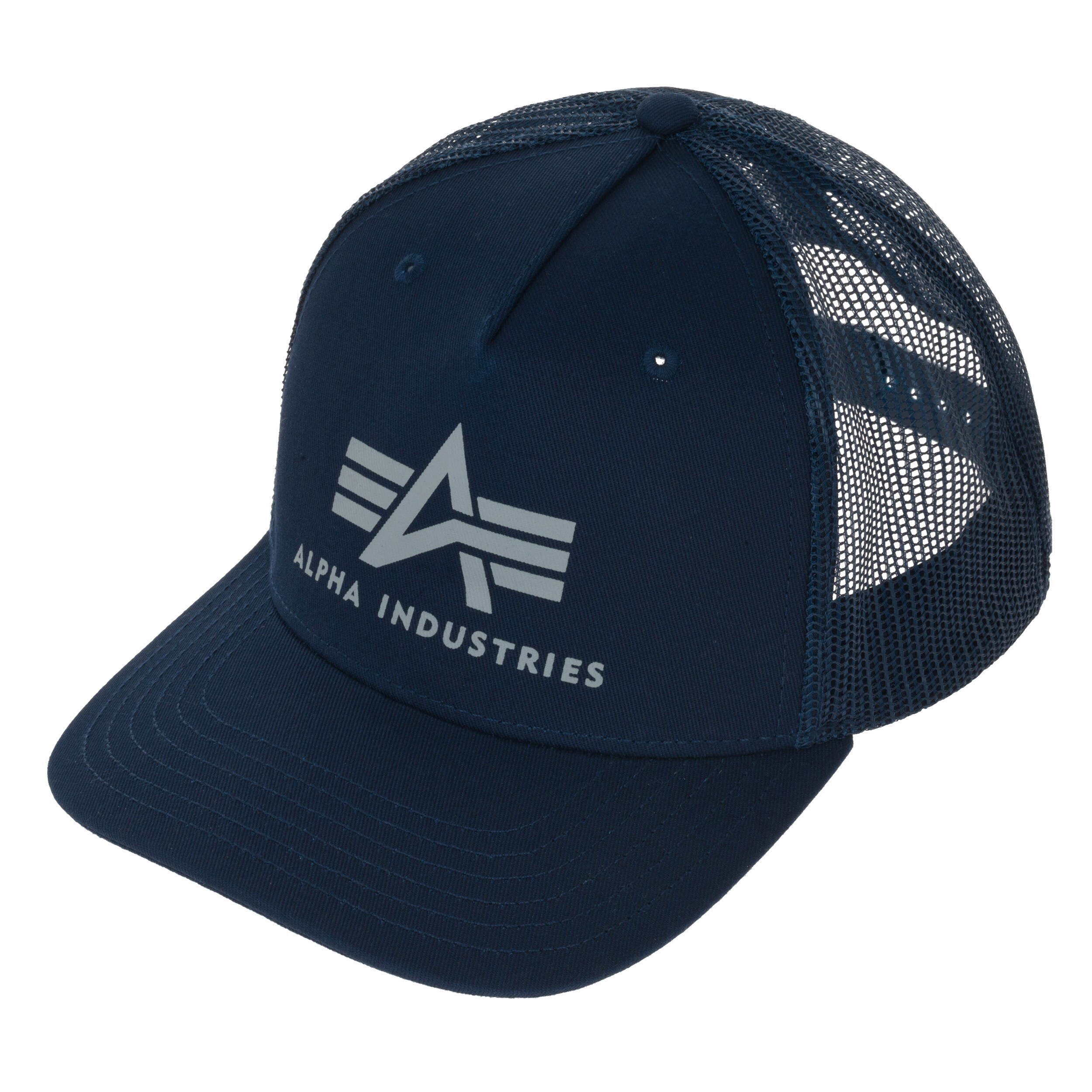 Czapka z daszkiem Alpha Industries Basic Trucker Cap - Rep Blue