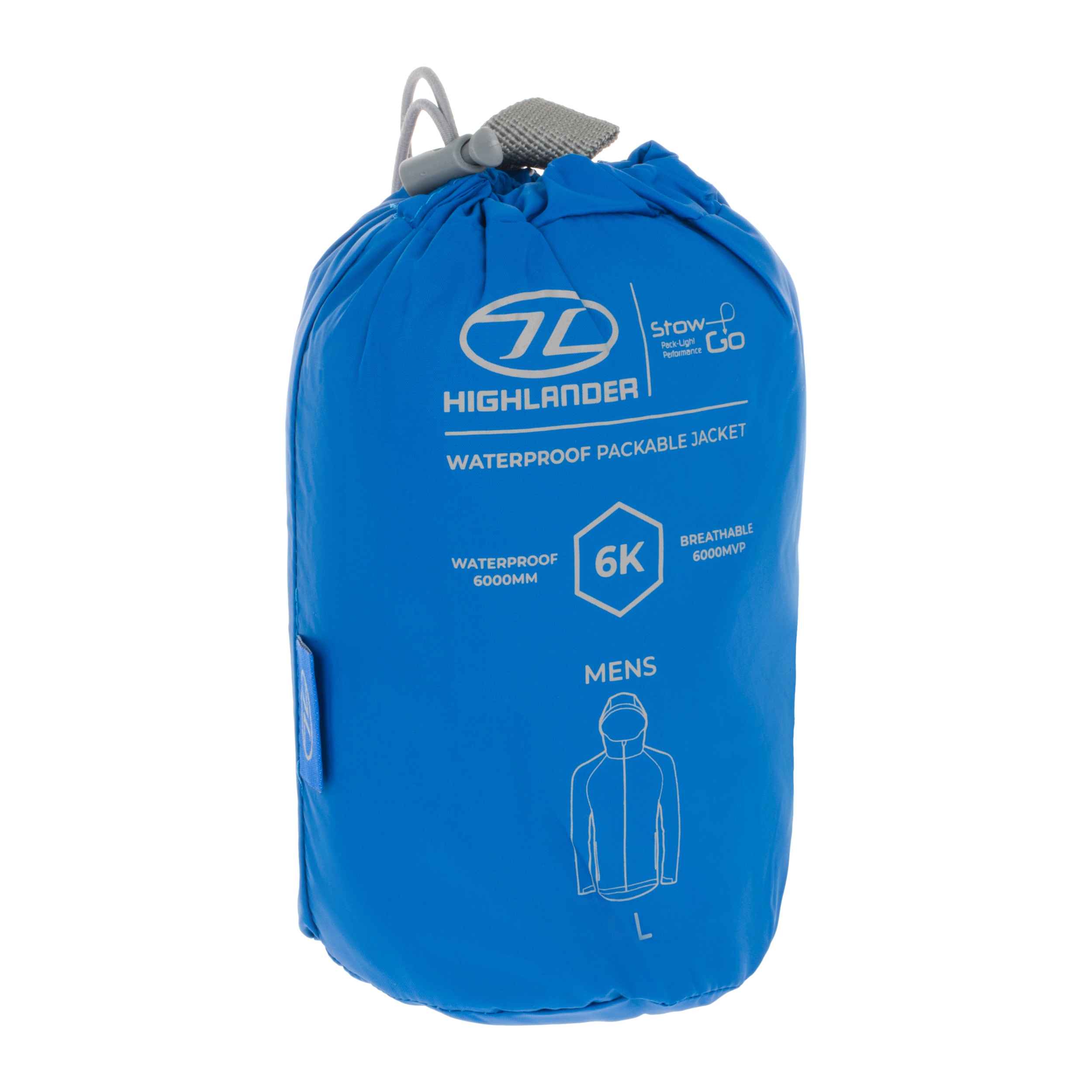 Kurtka Highlander Outdoor Stow & Go Pack Away V1 - Blue