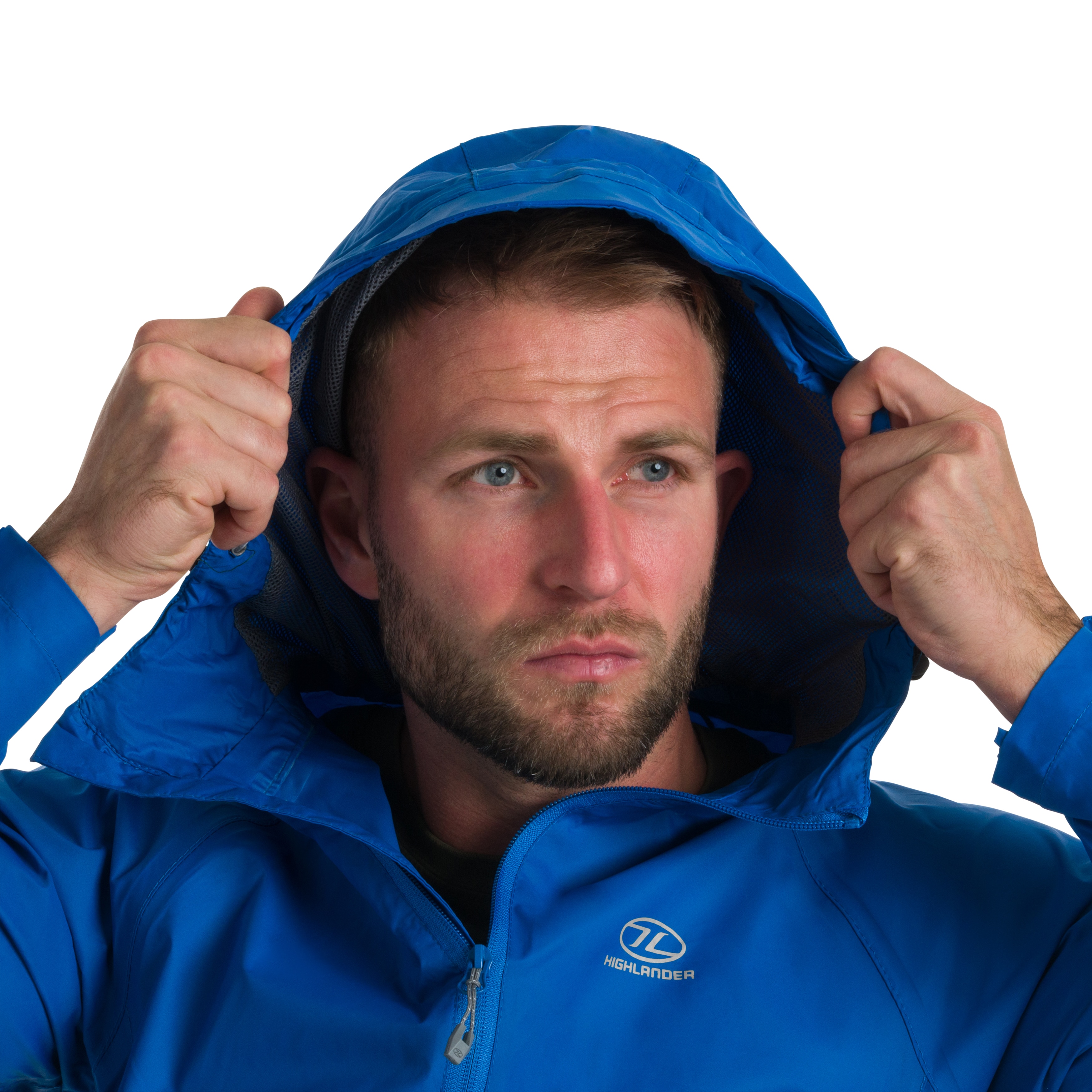 Kurtka Highlander Outdoor Stow & Go Pack Away V1 - Blue