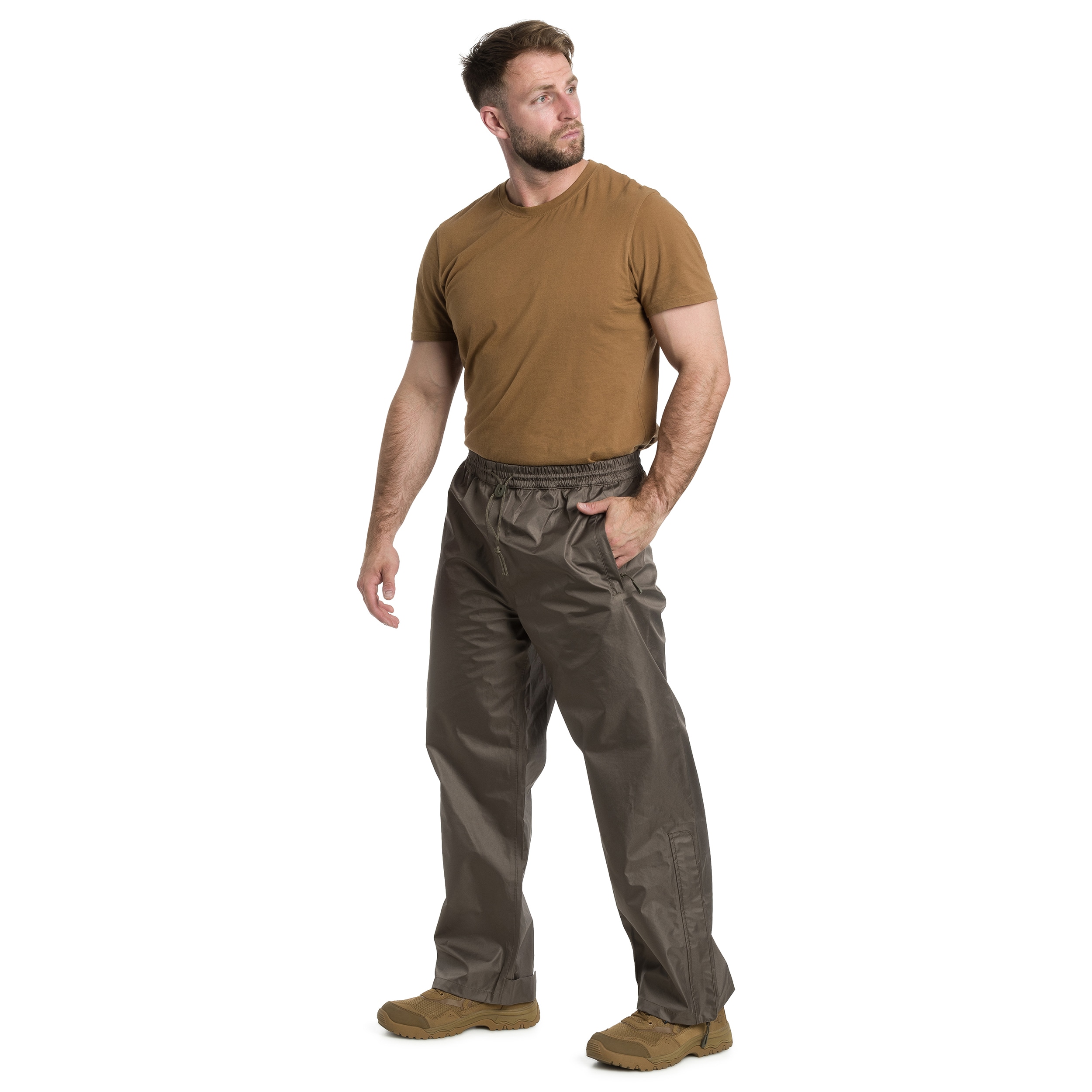 Highlander Forces Tempest Waterproof Trousers - Ranger Green