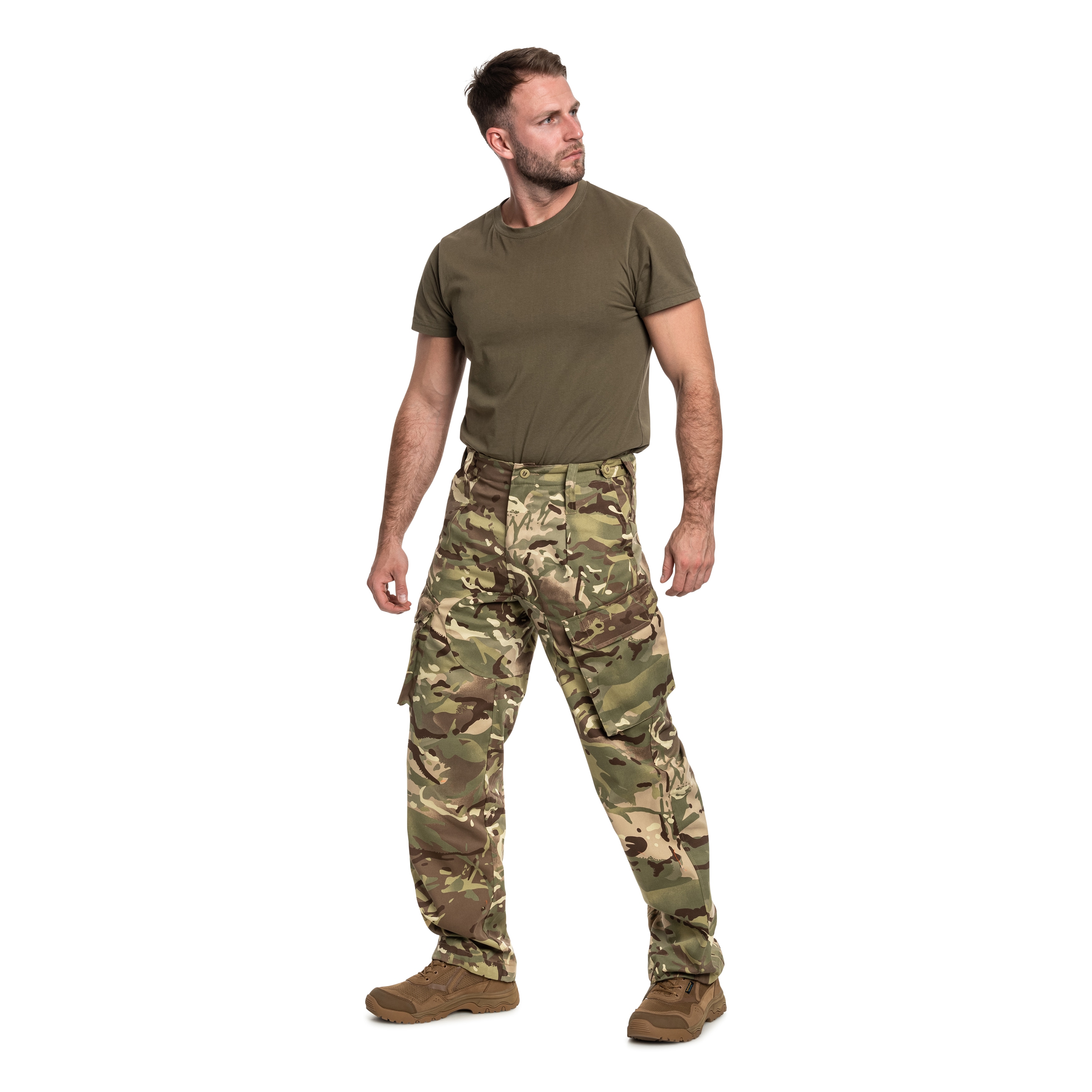 Spodnie Highlander Forces Delta Trousers - Arid MC Camo