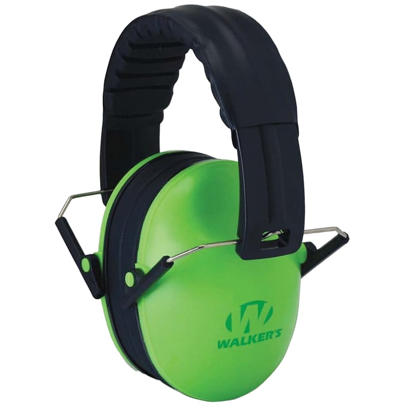 Ochronniki słuchu pasywne Walker's Baby and Kid’s Folding Muffs - Lime Green