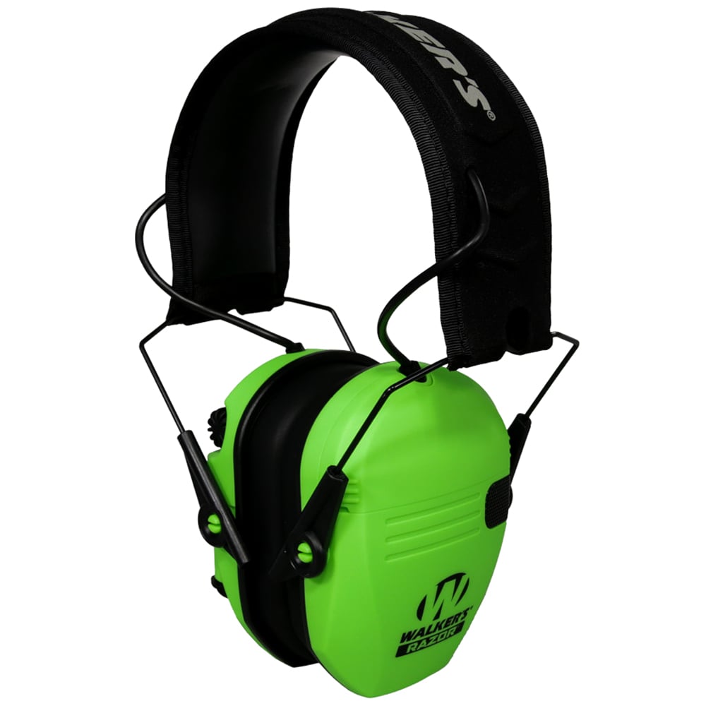 Ochronniki słuchu aktywne Walker's Razor Slim Electronic Muffs - Hi-Viz Green
