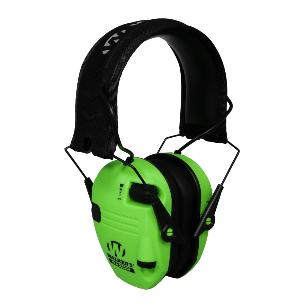 Ochronniki słuchu aktywne Walker's Razor Slim Electronic Muffs - Hi-Viz Green