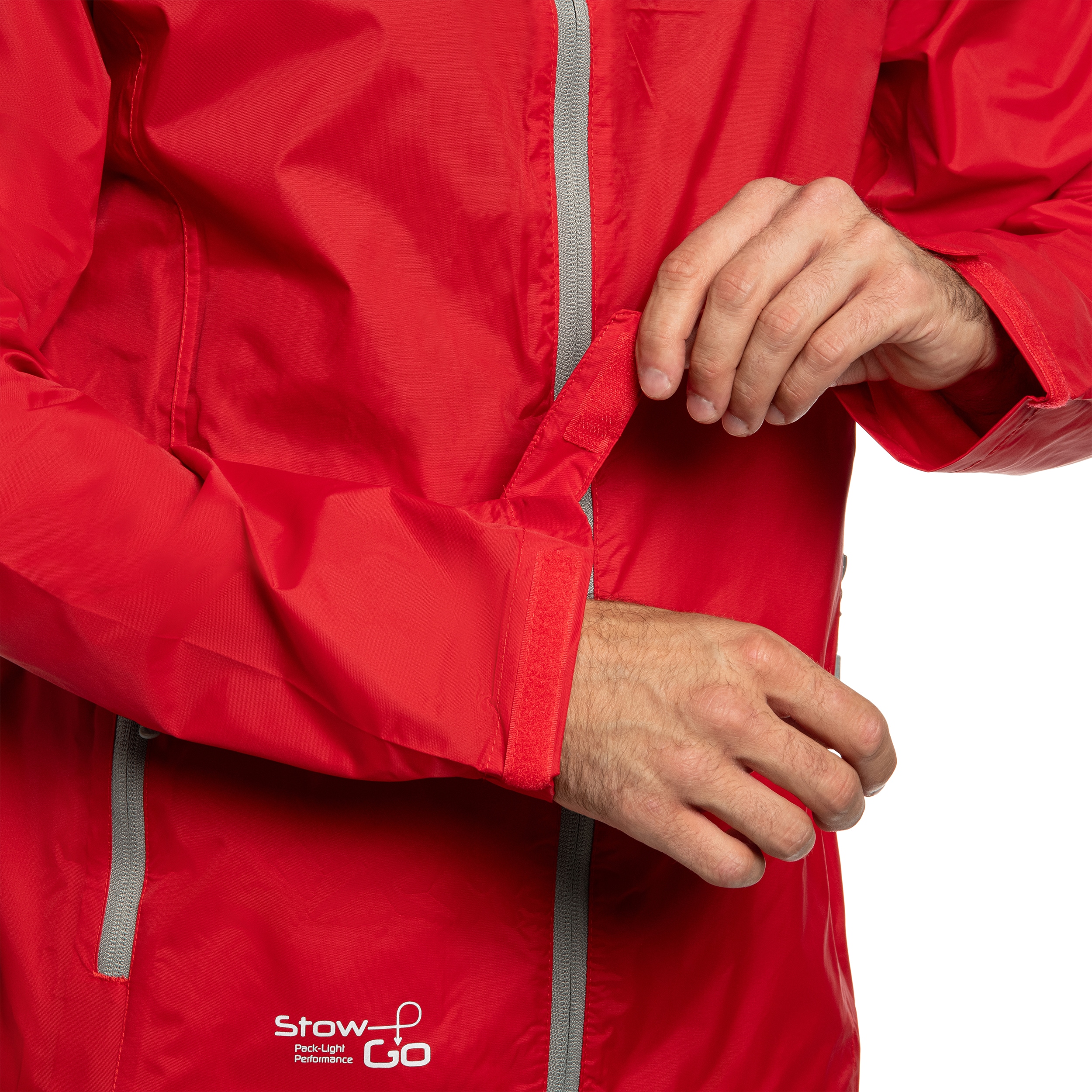 Kurtka Highlander Outdoor Stow & Go Pack Away V1 - Red