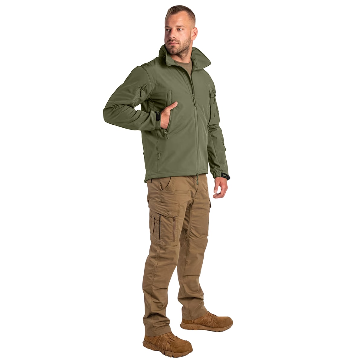 Kurtka Highlander Forces Tactical Softshell - Ranger Green
