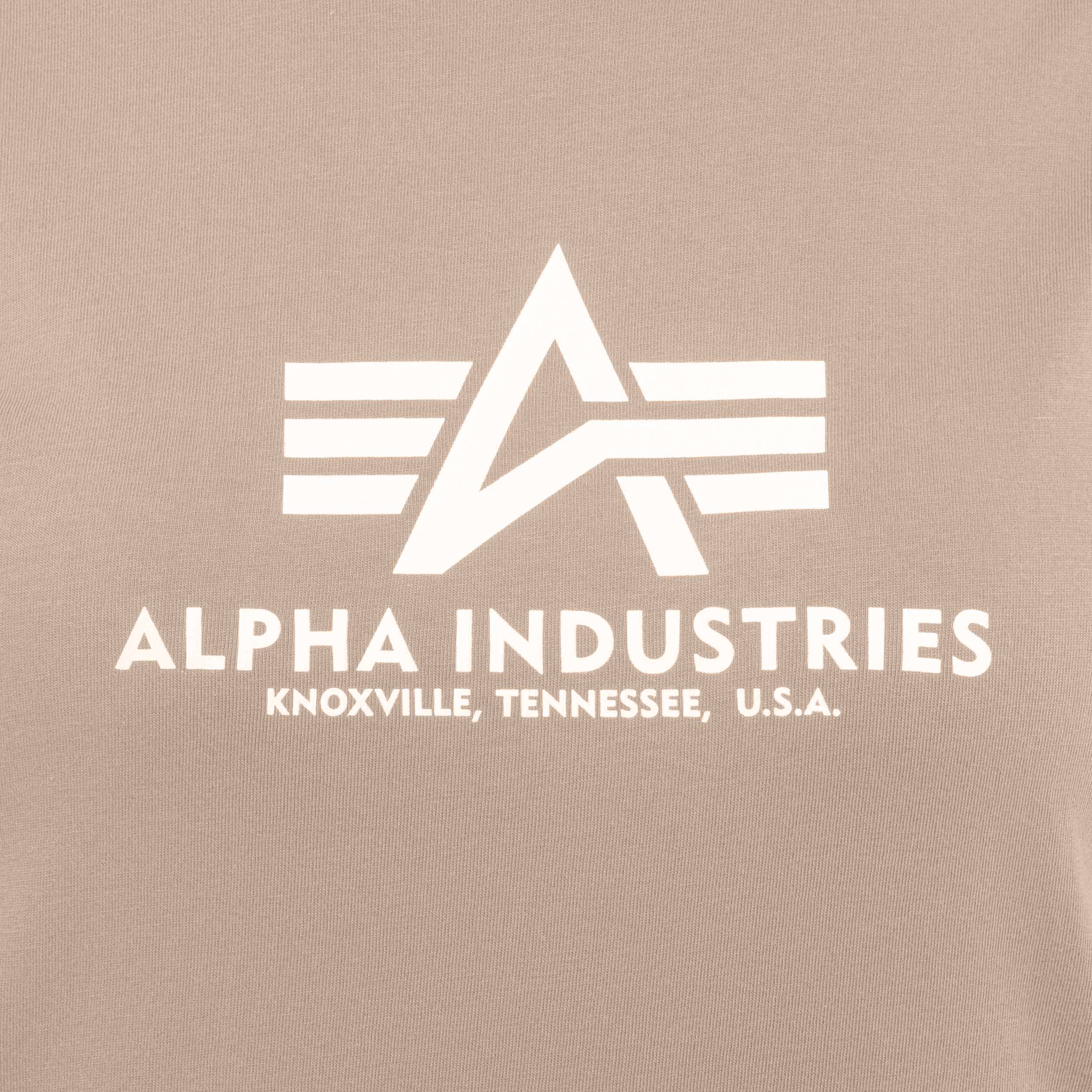 Koszulka T-shirt damska Alpha Industries New Basic - Vintage Sand