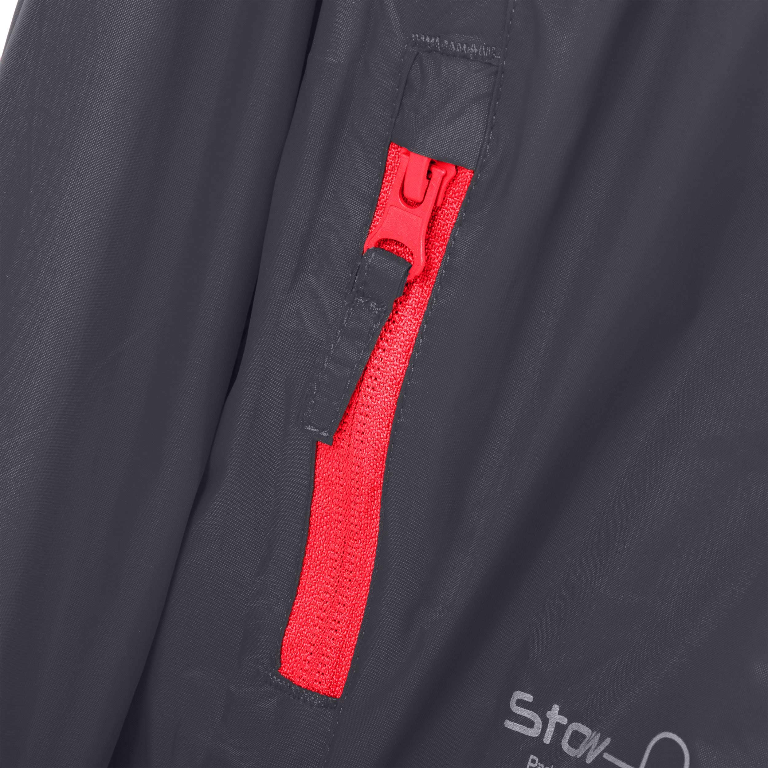 Kurtka dziecięca Highlander Outdoor Stow & Go Waterproof - Charcoal