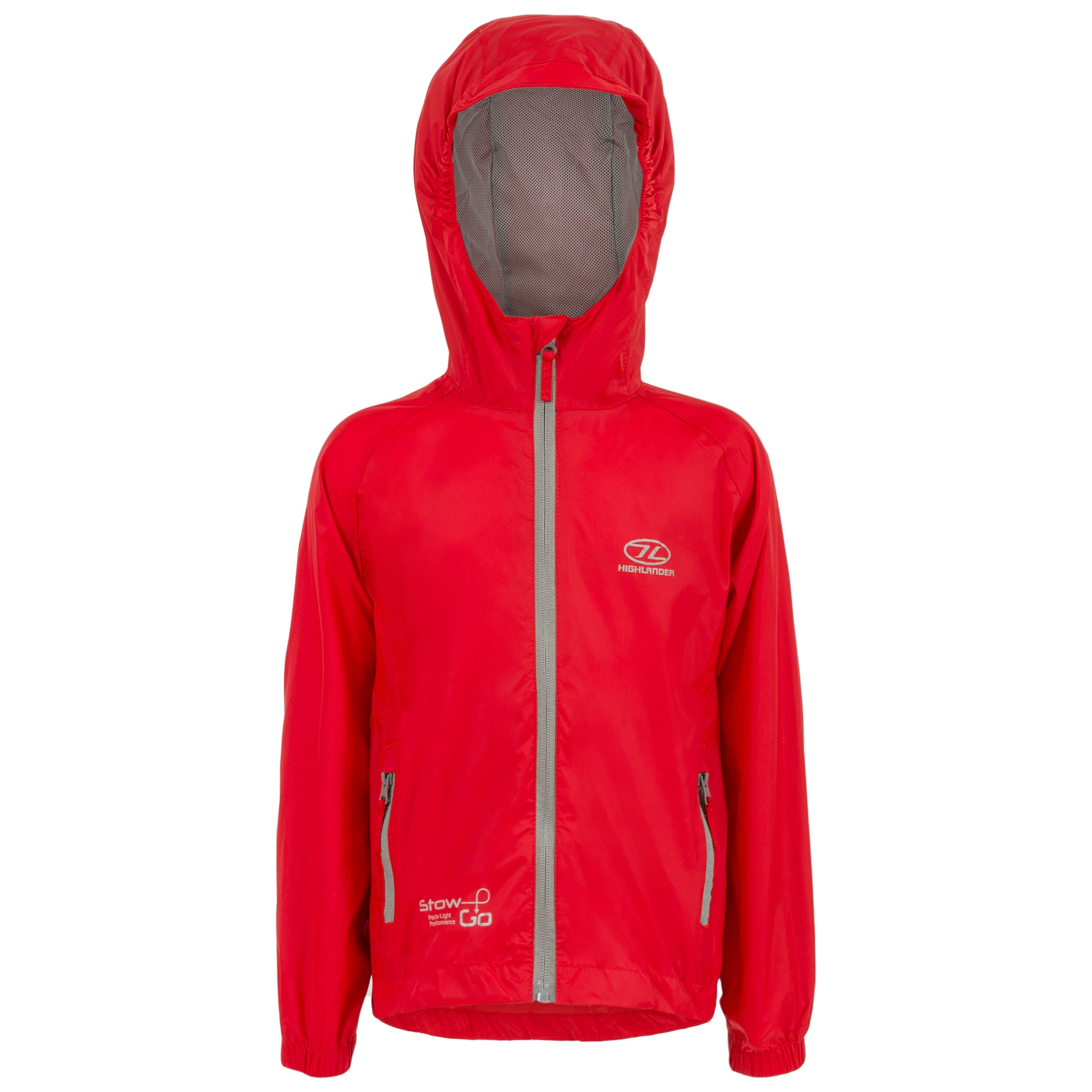 Kurtka dziecięca Highlander Outdoor Stow & Go Waterproof - Red