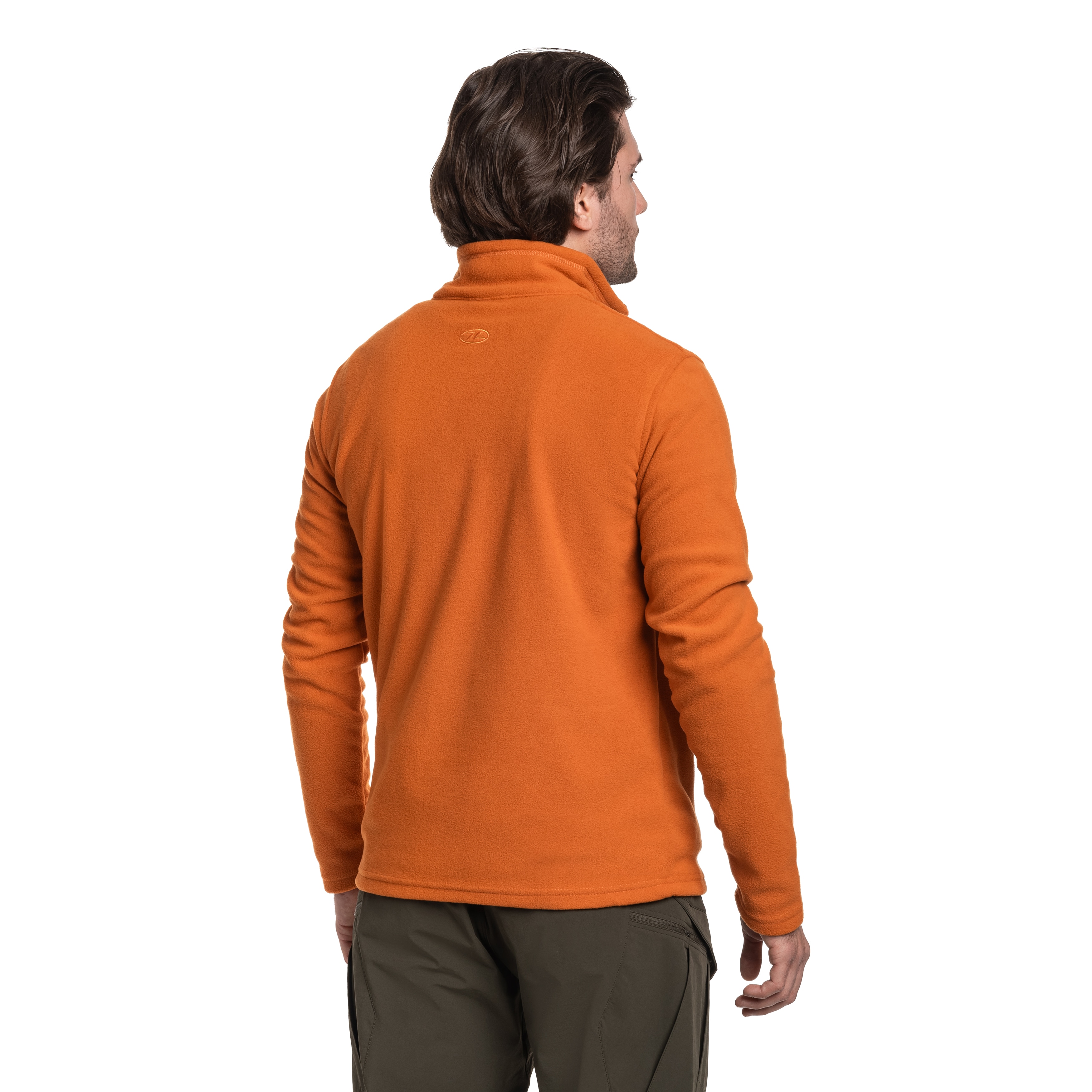 Polar Highlander Outdoor Ember Fleece Top - Pumpkin Orange