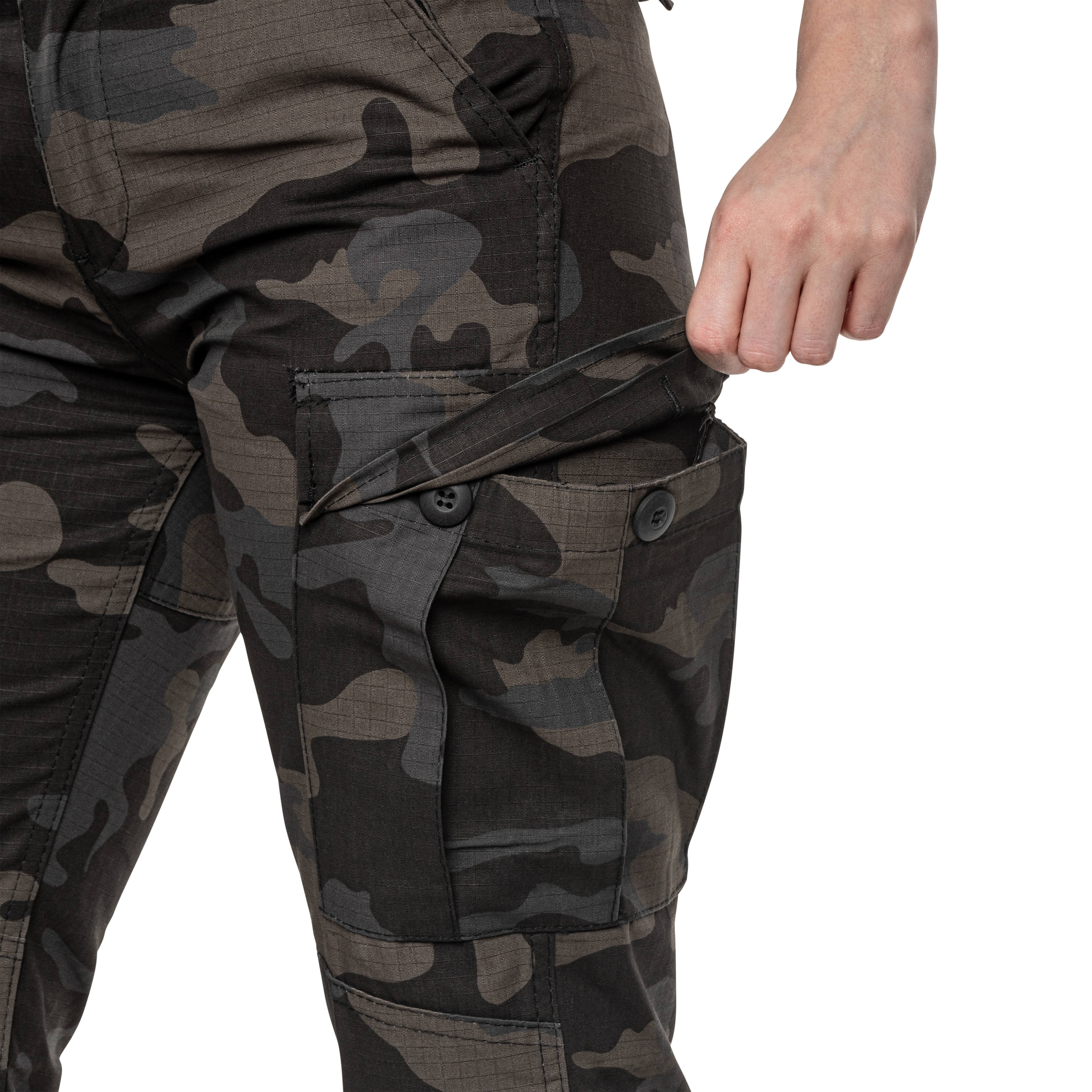 Жіночі штани Brandit Cargo BDU Rip-Stop - Dark Camo