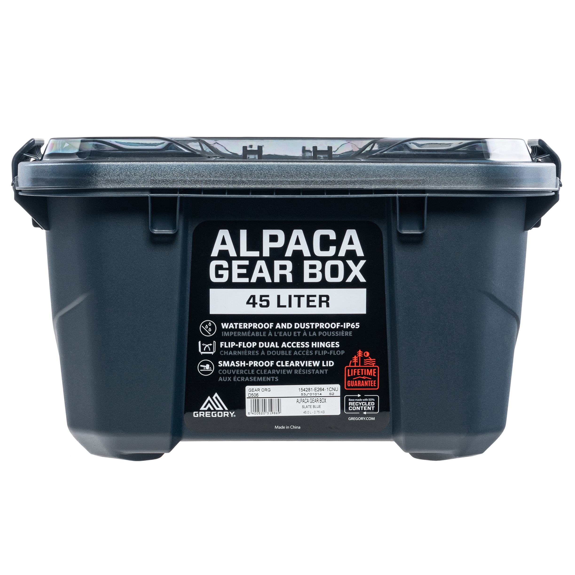 Транспортний ящик Gregory Alpaca Gear Box 45 л - Slate Blue