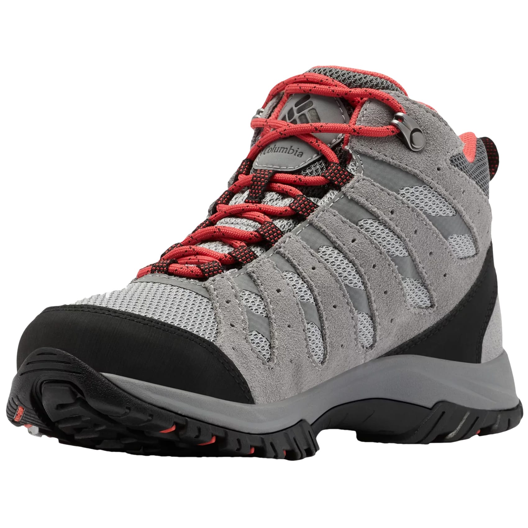 Buty Damskie Columbia Redmond III MID Waterproof - Steam/Red Coral
